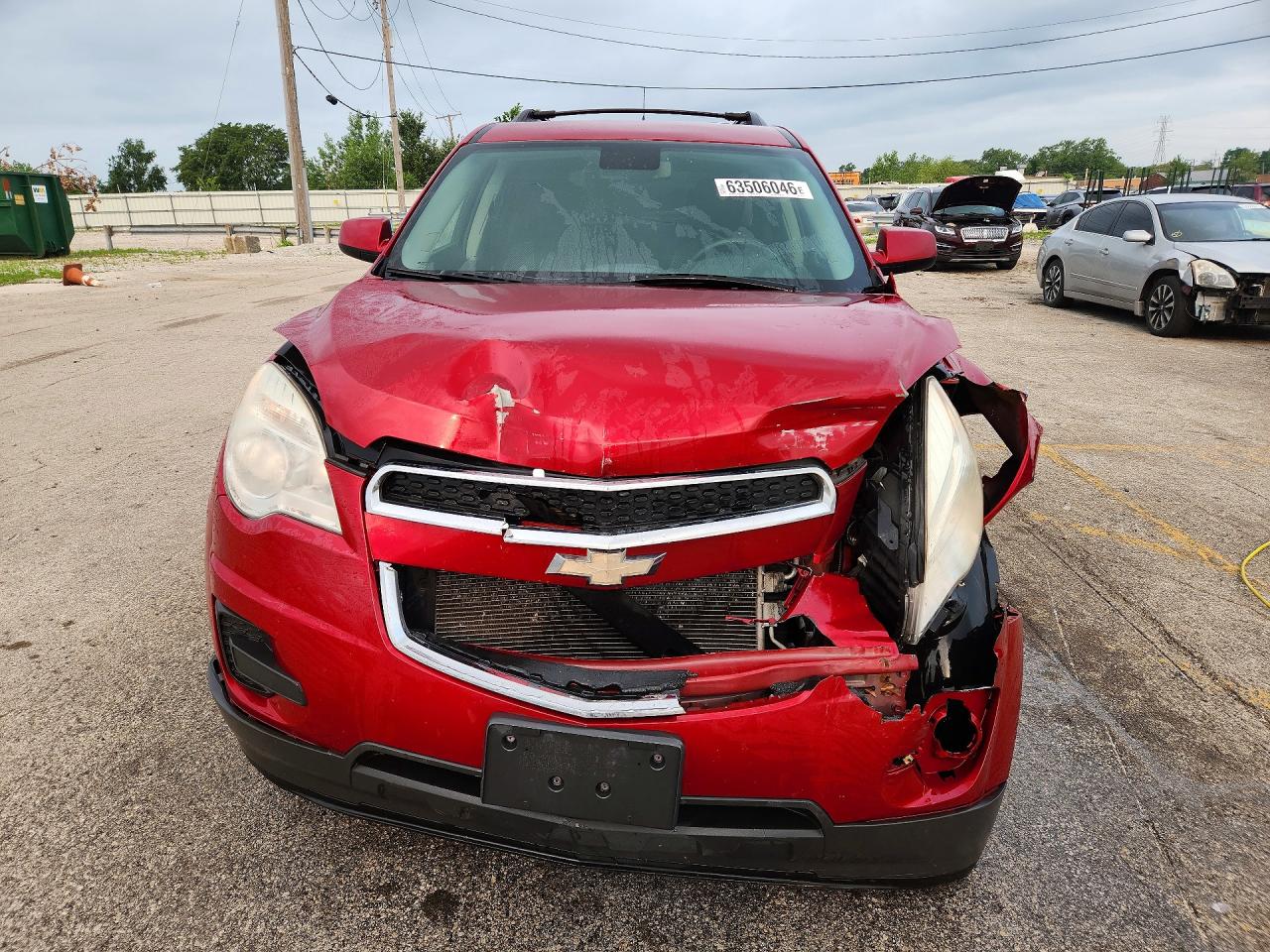 2012 Chevrolet Equinox Lt Red vin: 2GNALDEK0C1245376