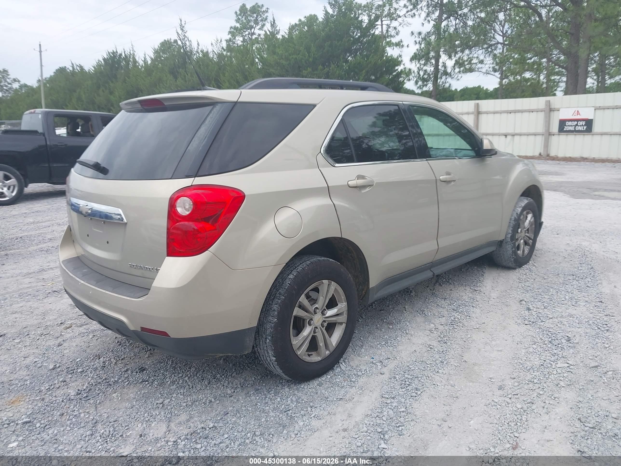 2012 Chevrolet Equinox 1lt Tan vin: 2GNALDEK0C6113110