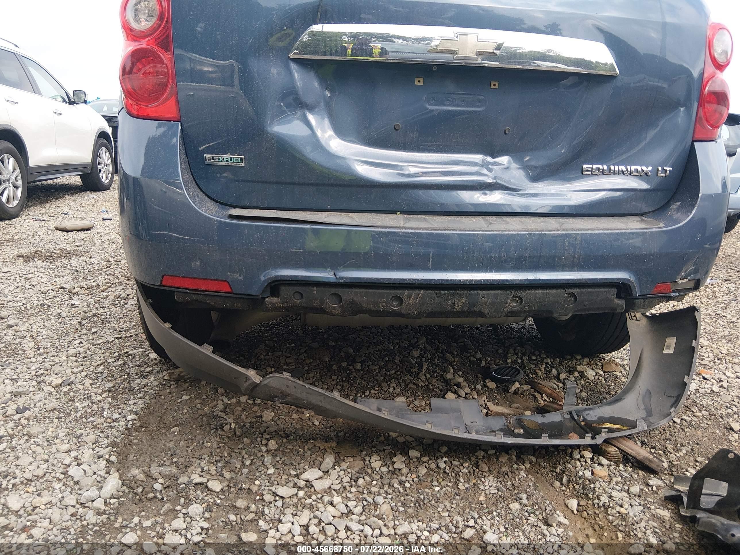 2012 Chevrolet Equinox Lt W/1lt Синий vin: 2GNALDEK0C6116363