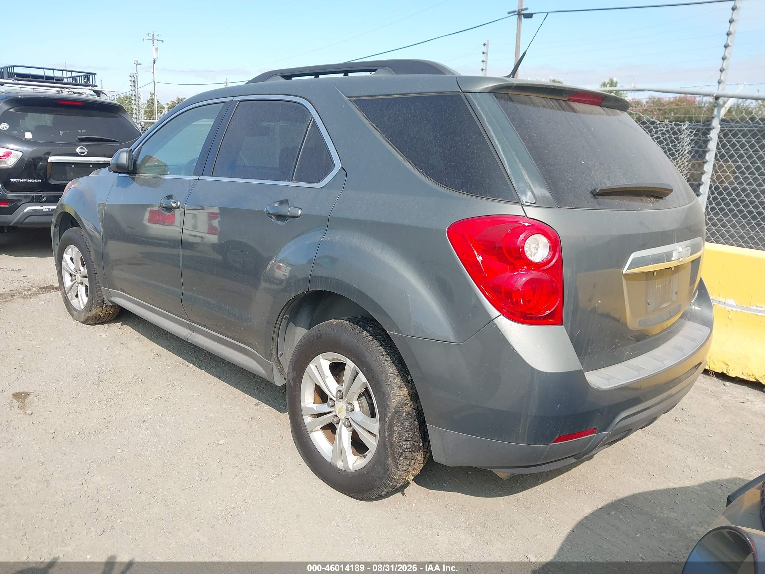 2012 Chevrolet Equinox 1lt Gray vin: 2GNALDEK0C6354777