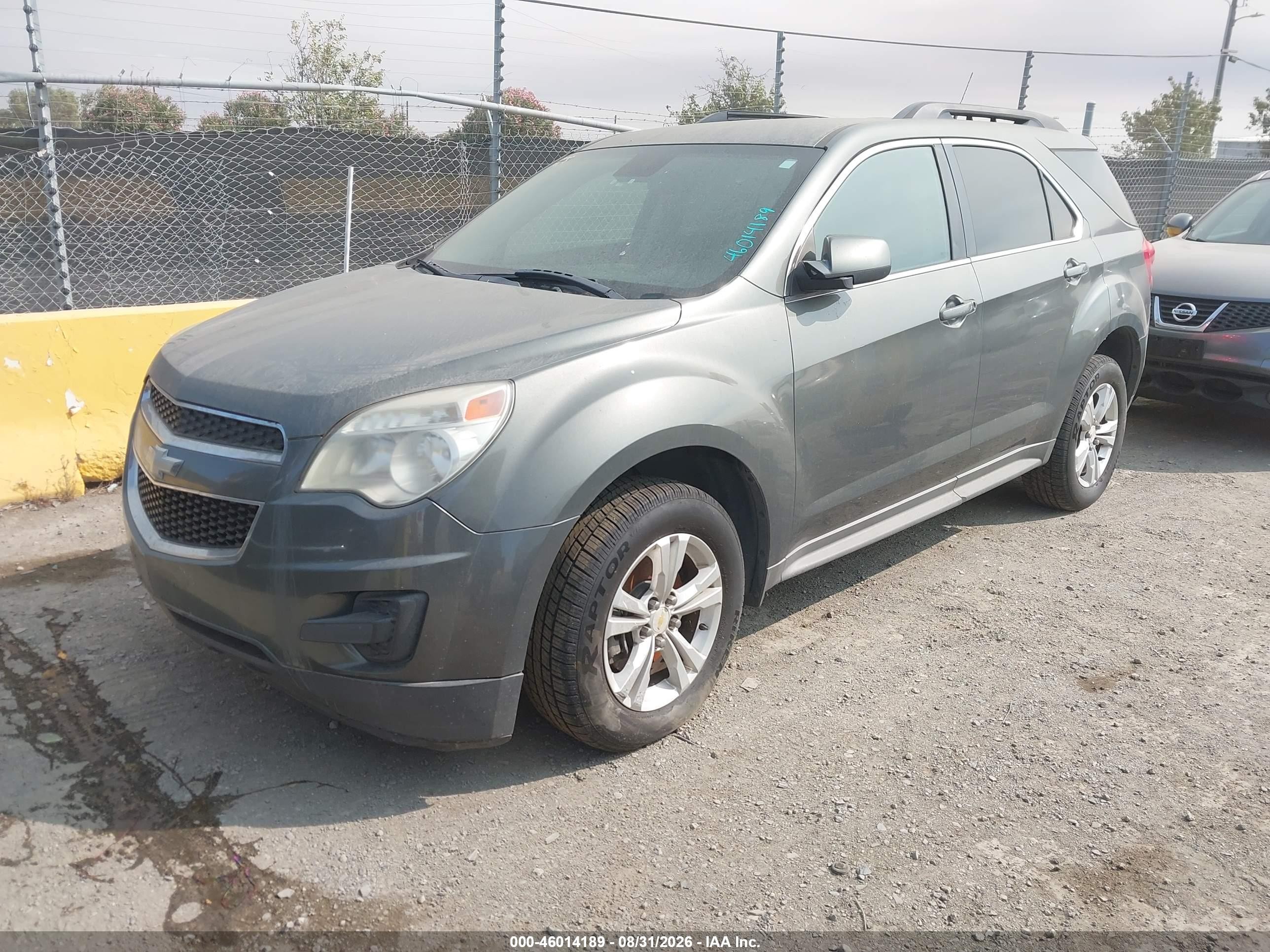 2012 Chevrolet Equinox 1lt Gray vin: 2GNALDEK0C6354777