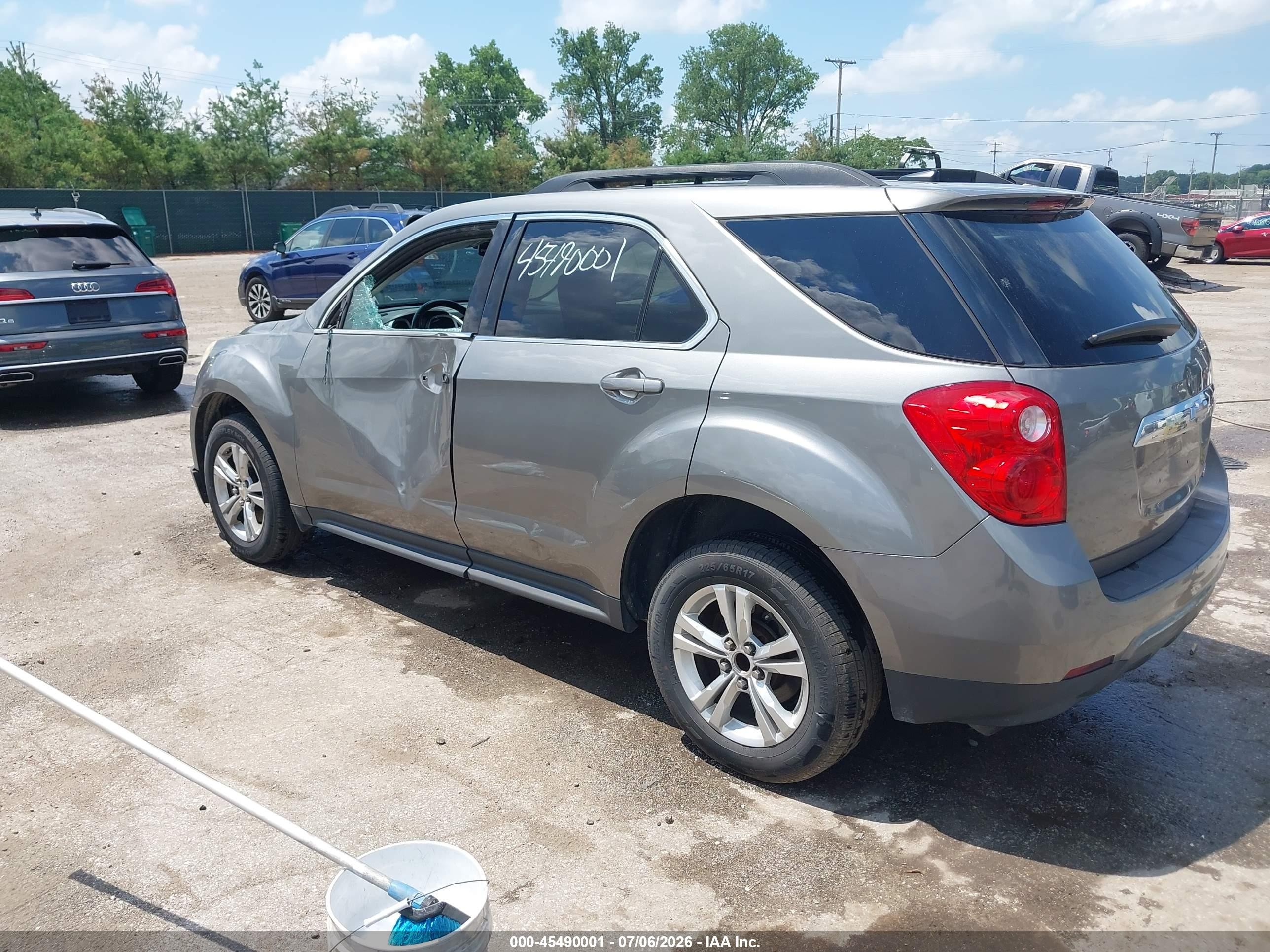 2012 Chevrolet Equinox Lt W/1lt Серебряный vin: 2GNALDEK0C6372700