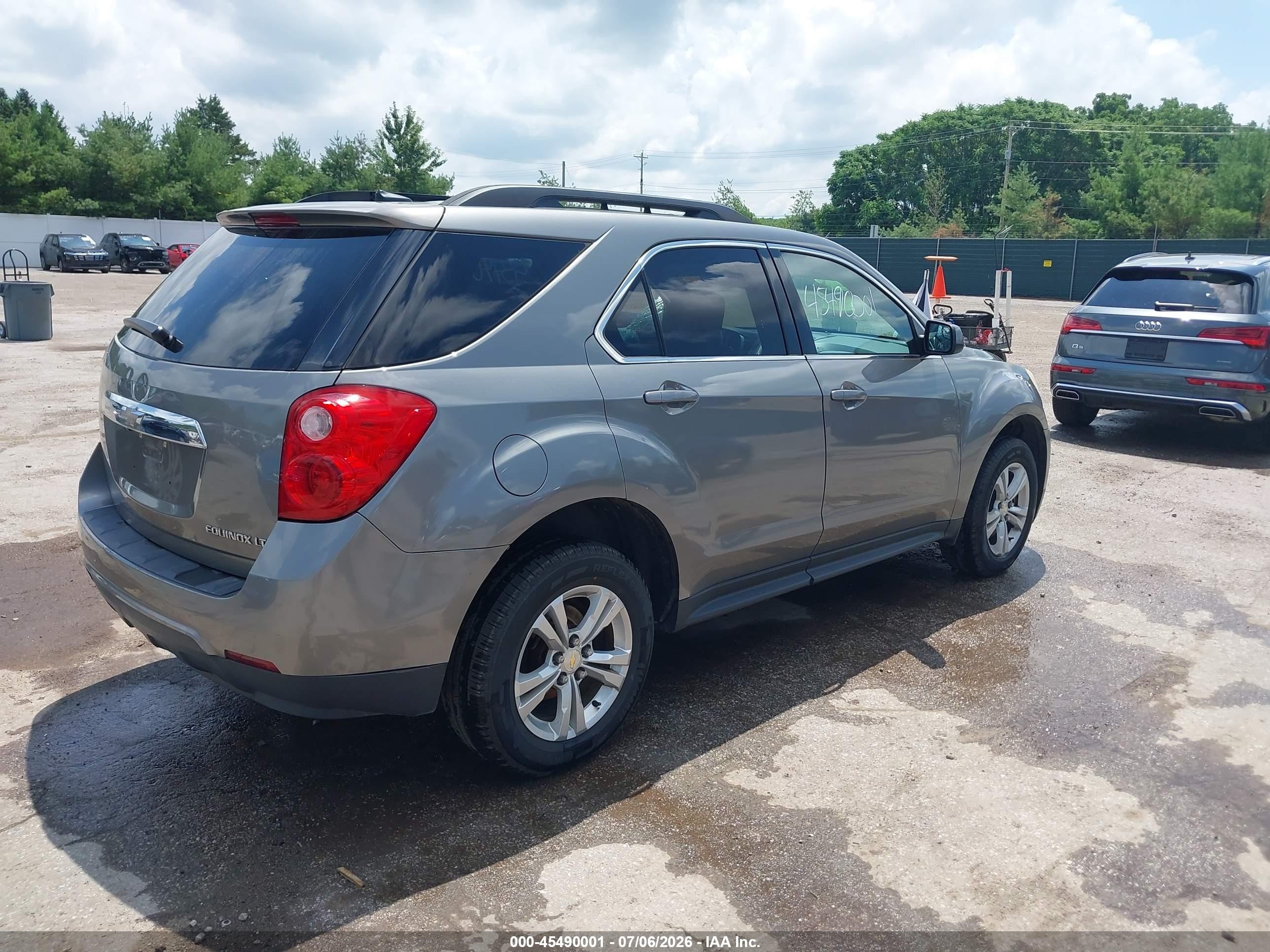 2012 Chevrolet Equinox Lt W/1lt Серебряный vin: 2GNALDEK0C6372700