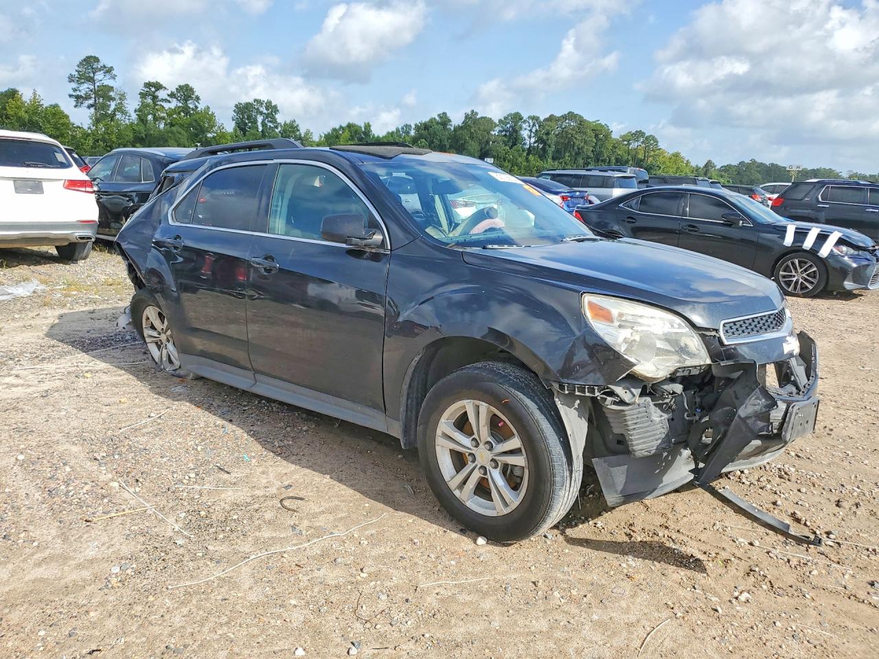2012 Chevrolet Equinox Lt Black vin: 2GNALDEK0C6398391
