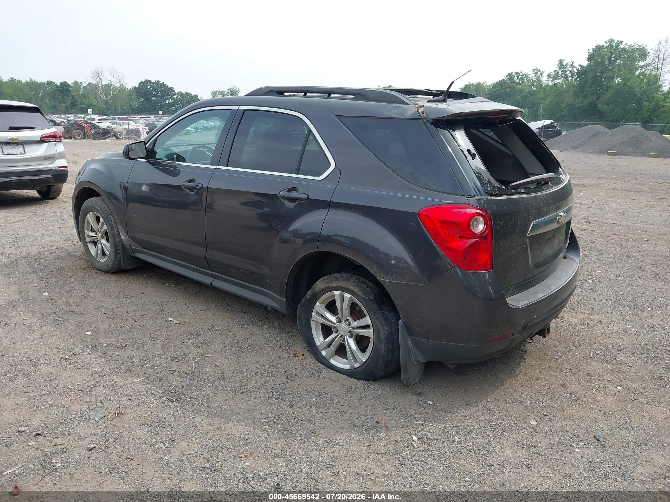 2013 Chevrolet Equinox Lt Серый vin: 2GNALDEK0D6131558