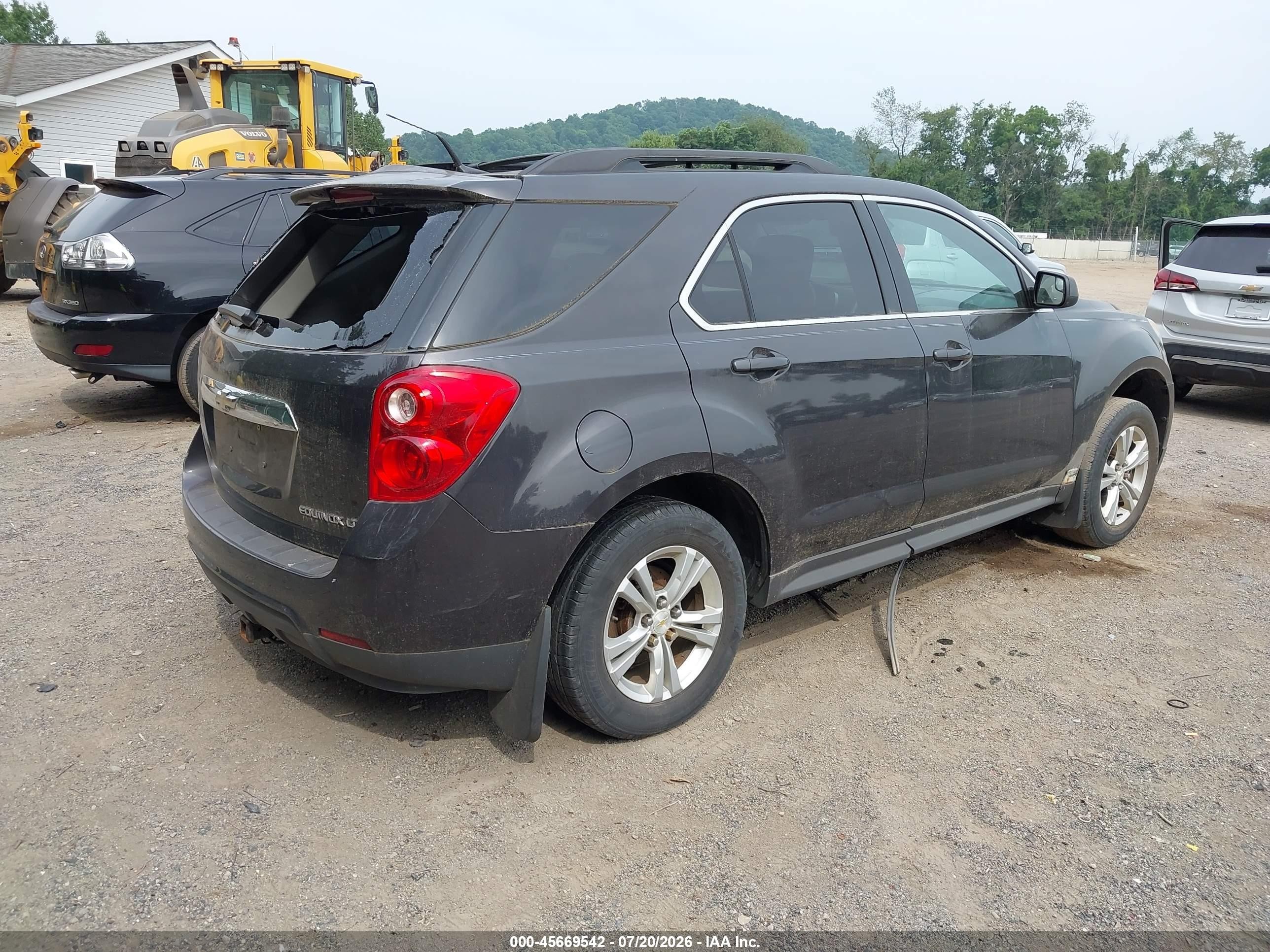 2013 Chevrolet Equinox Lt Серый vin: 2GNALDEK0D6131558