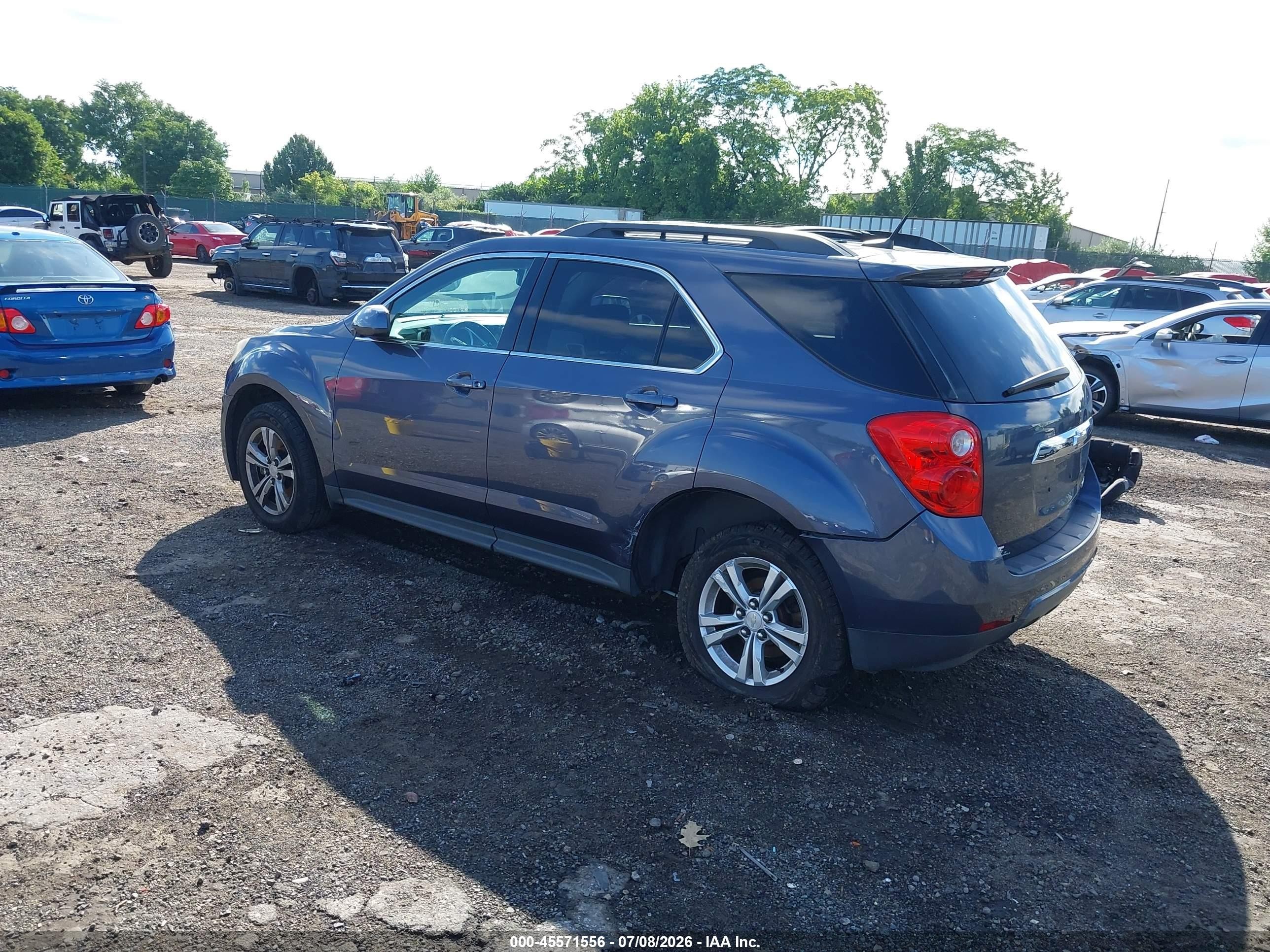 2013 Chevrolet Equinox Lt Navy vin: 2GNALDEK0D6145654