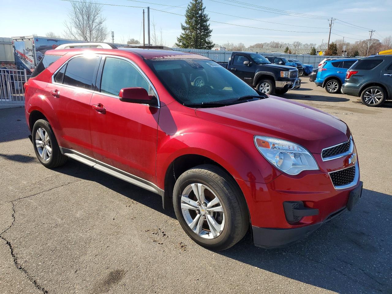 2013 Chevrolet Equinox Lt Red vin: 2GNALDEK0D6175138