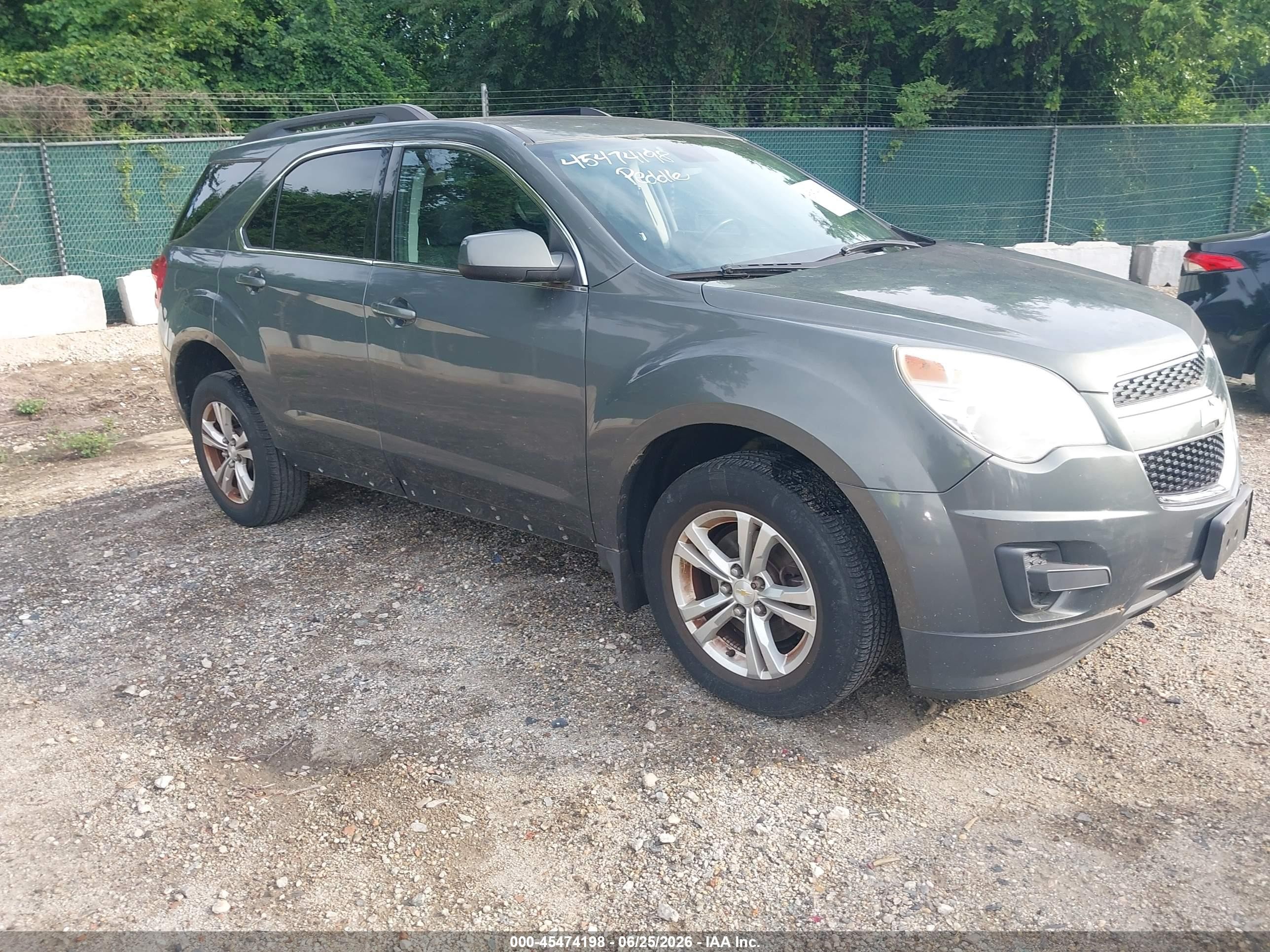 2013 Chevrolet Equinox Lt Gray vin: 2GNALDEK0D6266197