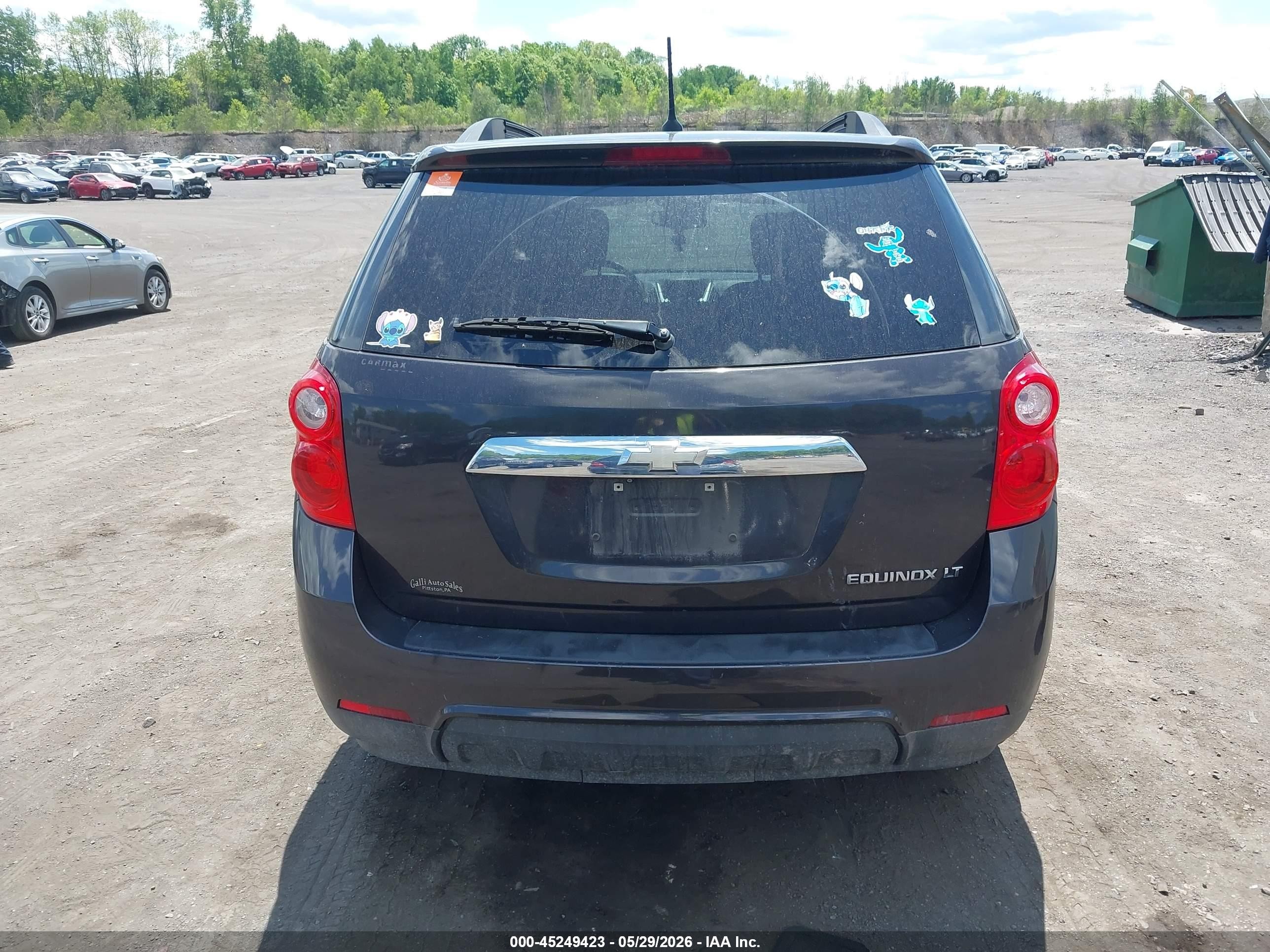 2013 Chevrolet Equinox 1lt Gray vin: 2GNALDEK0D6305306