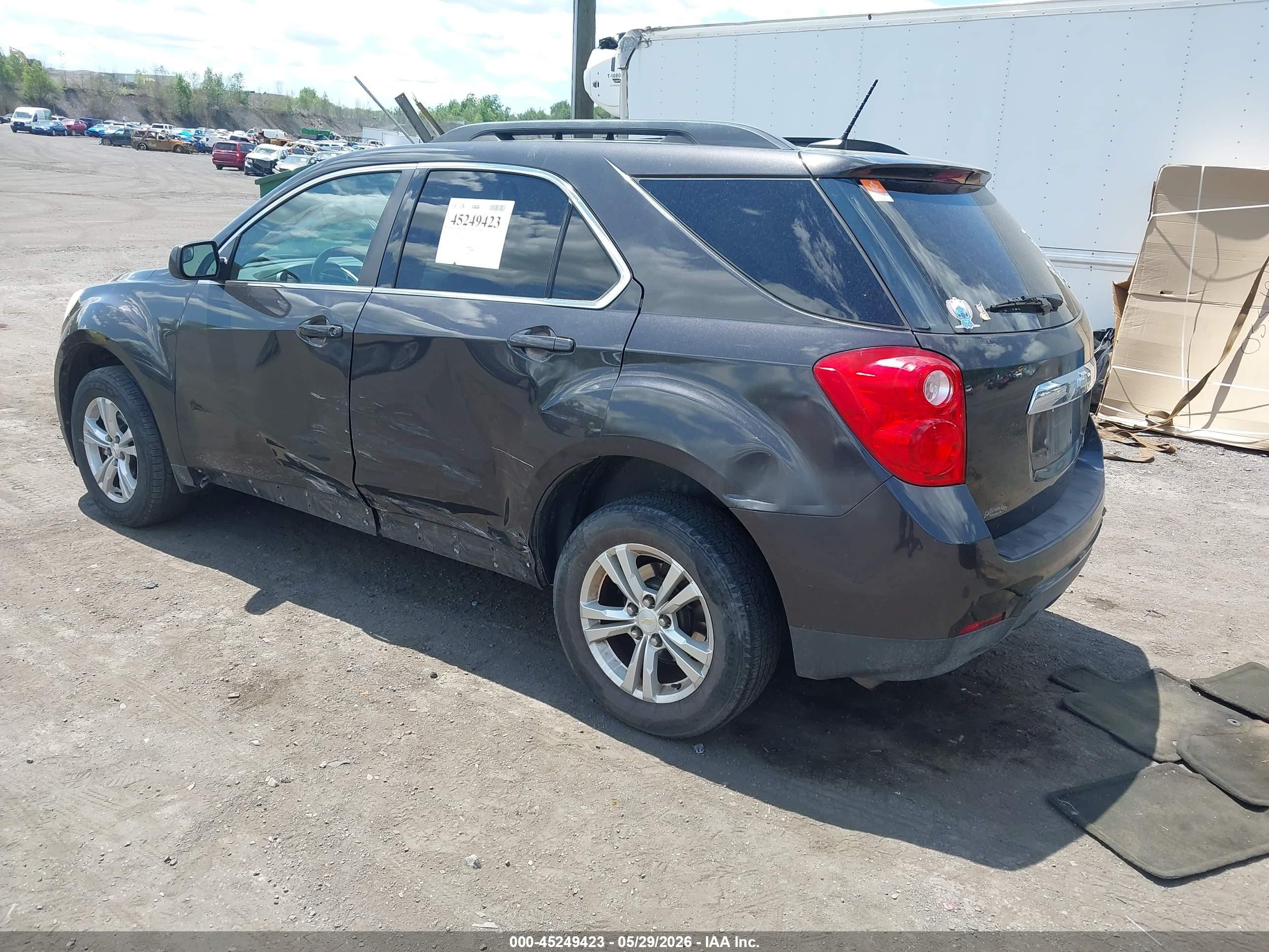 2013 Chevrolet Equinox 1lt Gray vin: 2GNALDEK0D6305306