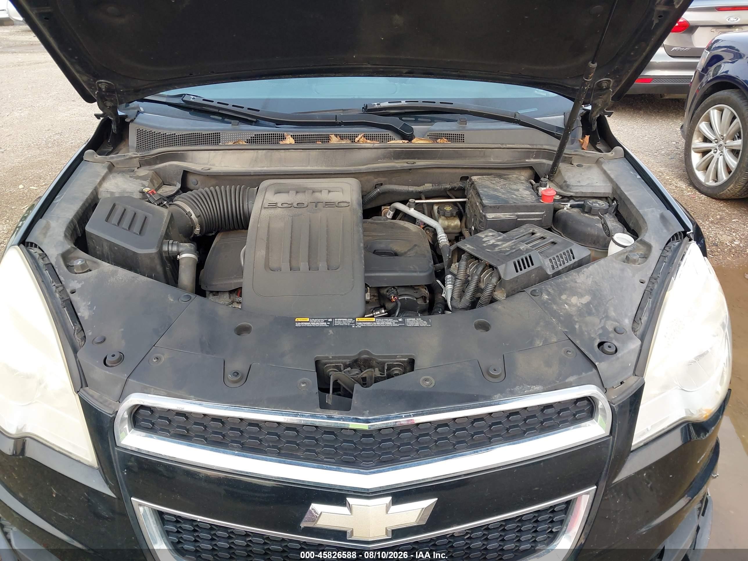 2013 Chevrolet Equinox Lt Black vin: 2GNALDEK0D6405163
