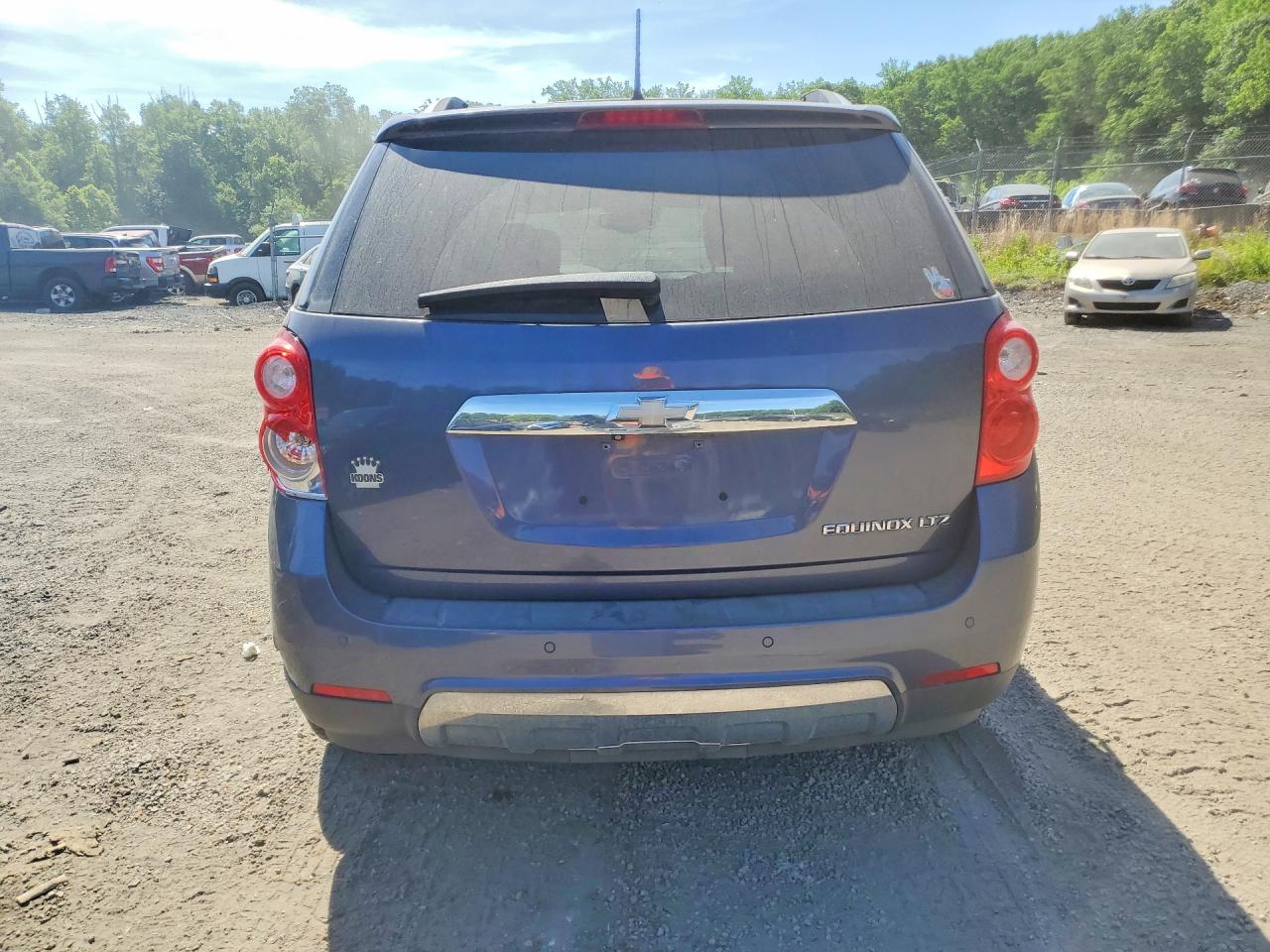 2014 Chevrolet Equinox Ltz Blue vin: 2GNALDEK0E6354099