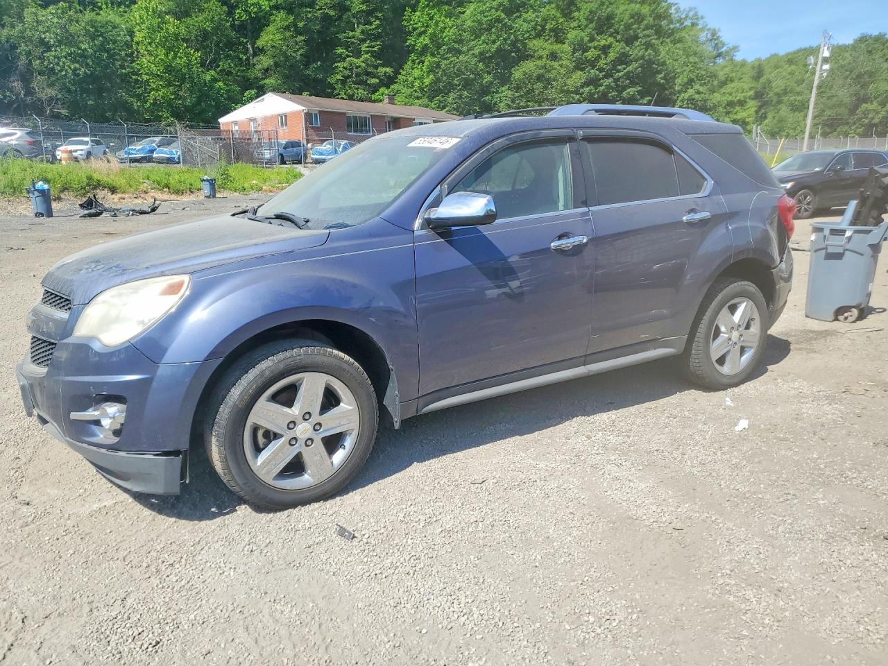 2014 Chevrolet Equinox Ltz Blue vin: 2GNALDEK0E6354099