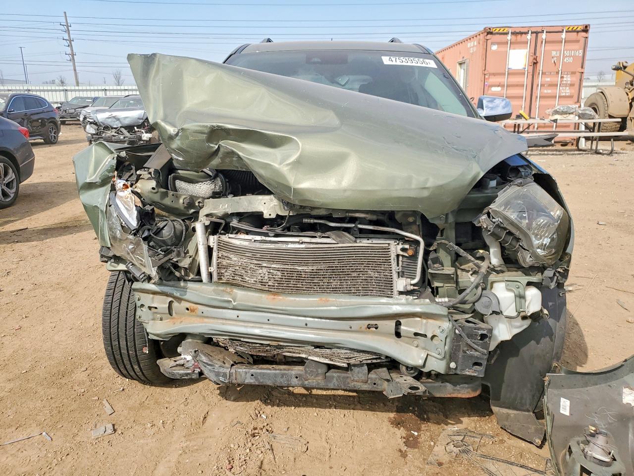 2015 Chevrolet Equinox Зеленый vin: 2GNALDEK0F6199863