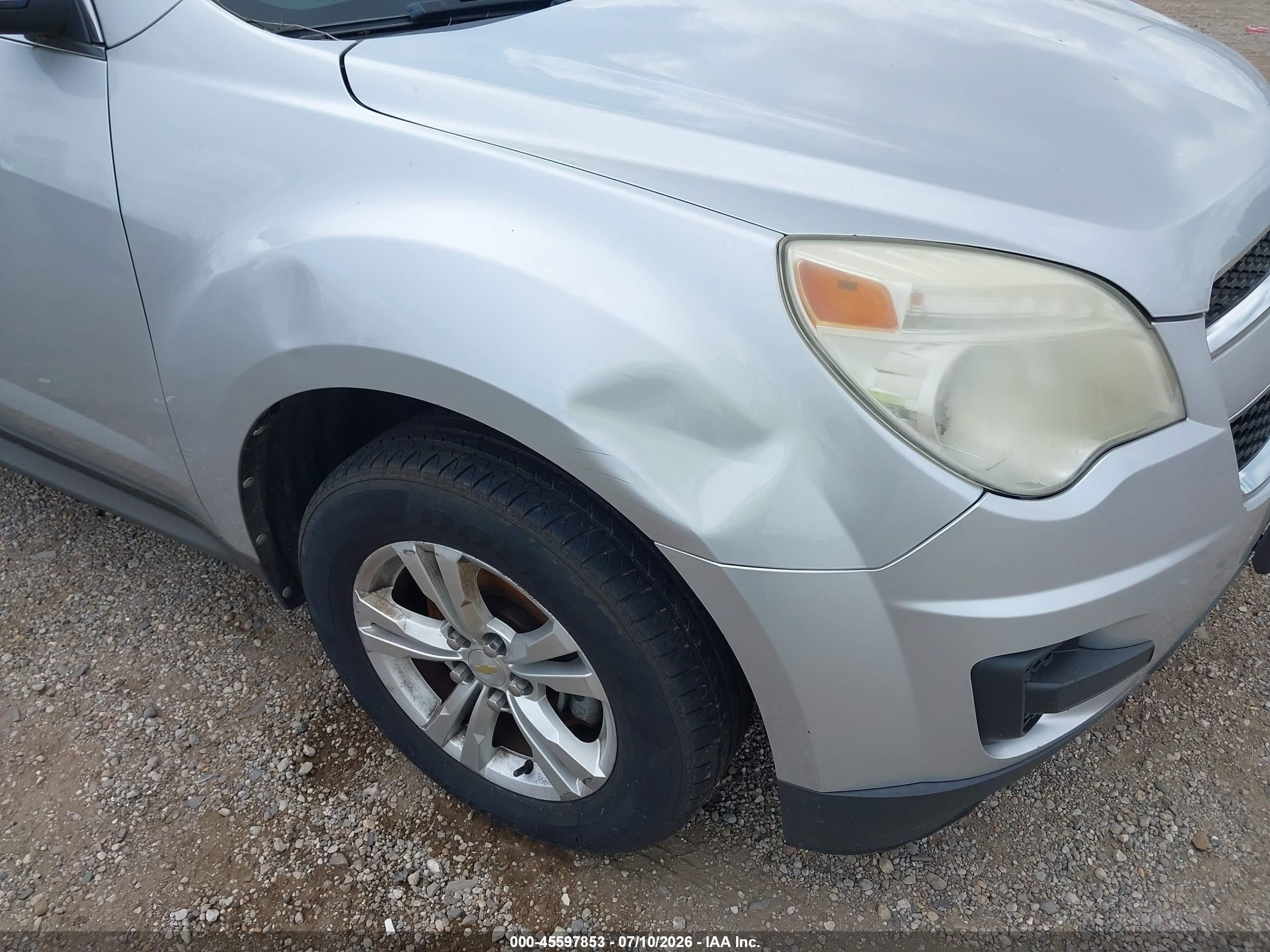 2012 Chevrolet Equinox Lt W/1lt Серебряный vin: 2GNALDEK1C1222494
