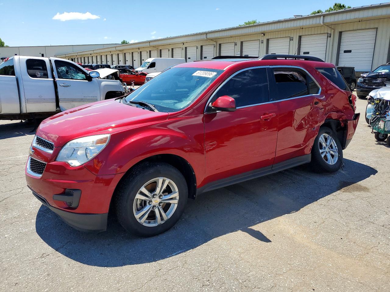 2012 Chevrolet Equinox Lt Красный vin: 2GNALDEK1C1244186