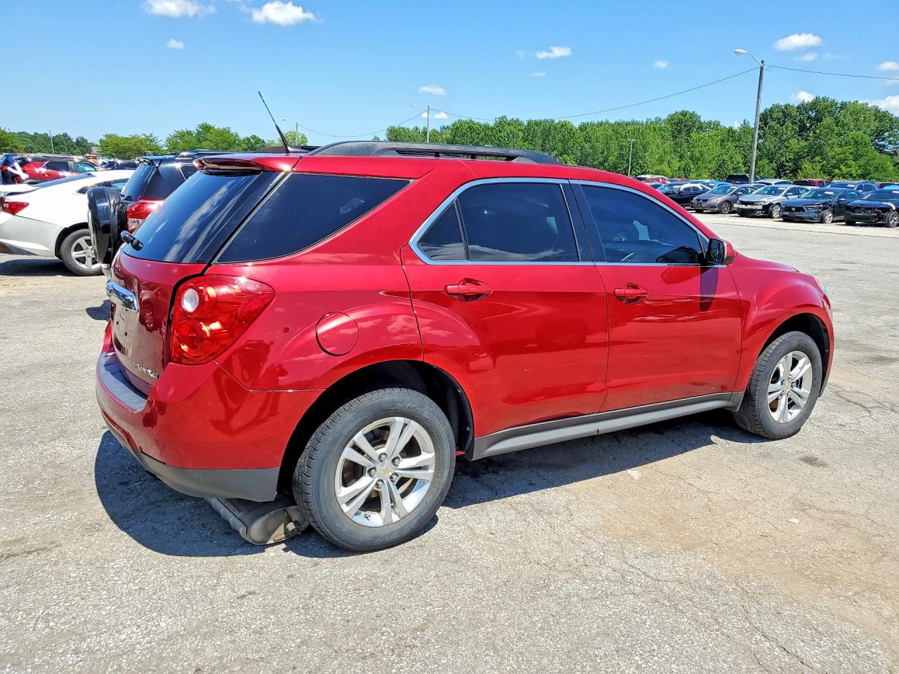 2012 Chevrolet Equinox Lt Красный vin: 2GNALDEK1C1244186