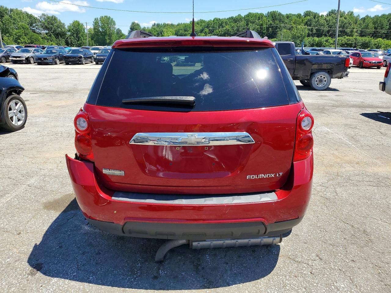 2012 Chevrolet Equinox Lt Красный vin: 2GNALDEK1C1244186