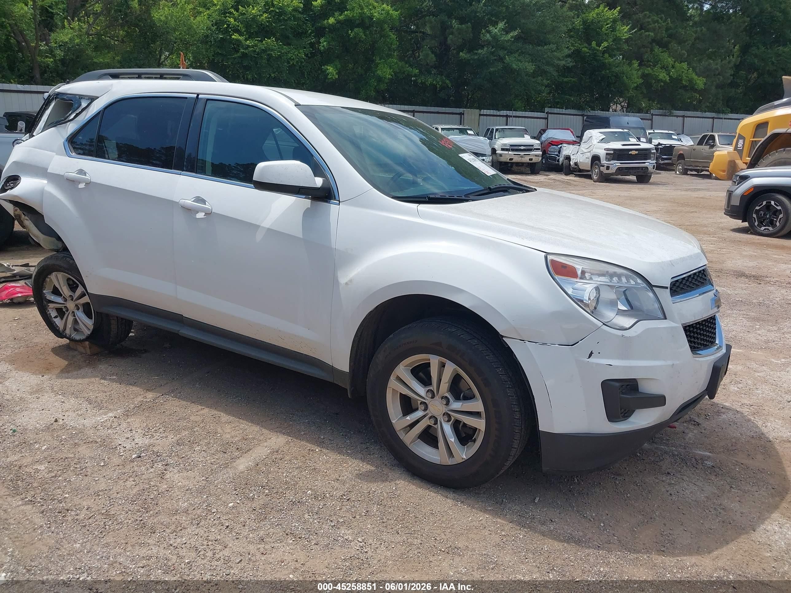 2012 Chevrolet Equinox 1lt White vin: 2GNALDEK1C6344565