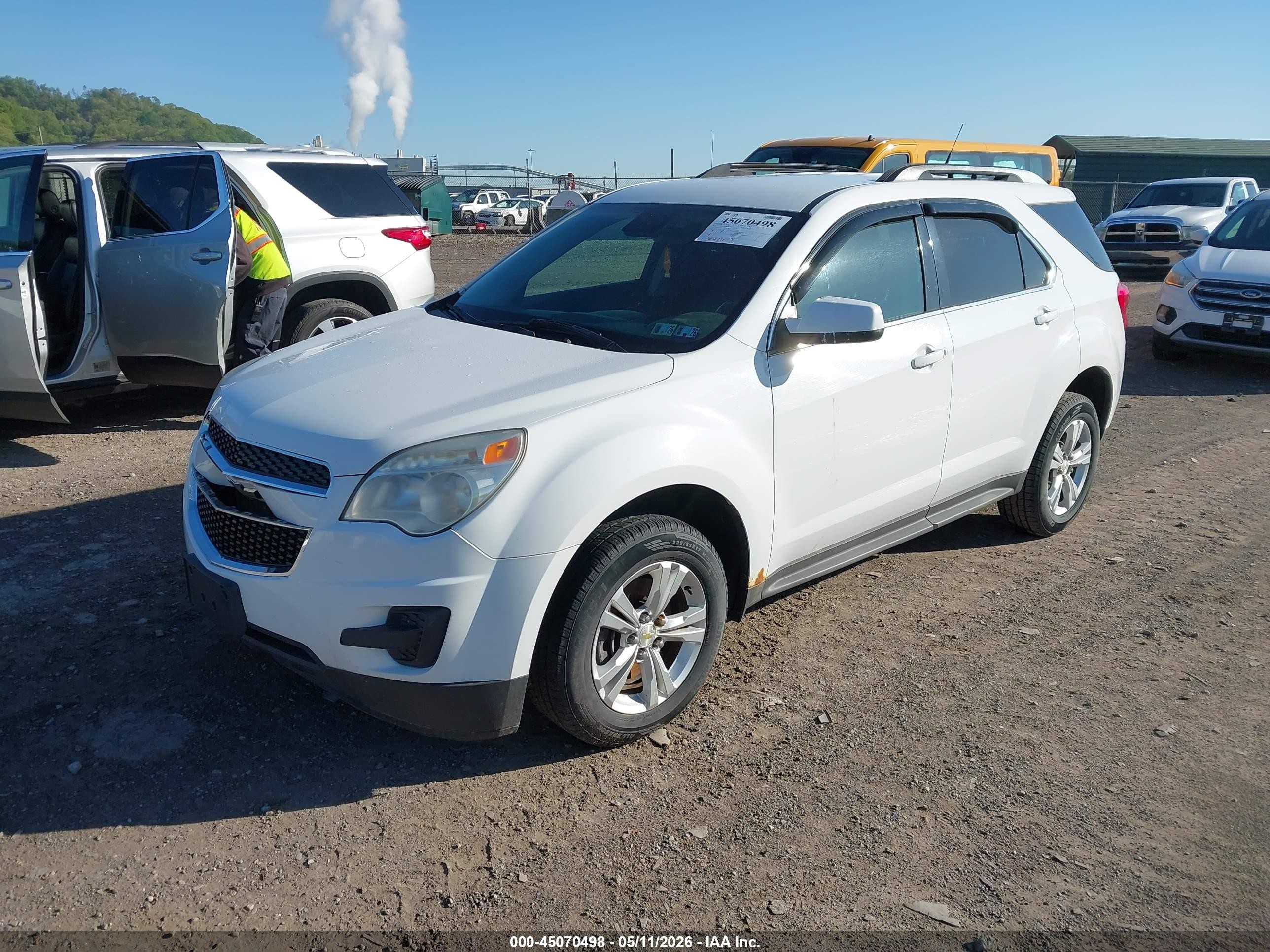 2012 Chevrolet Equinox 1lt White vin: 2GNALDEK1C6354934