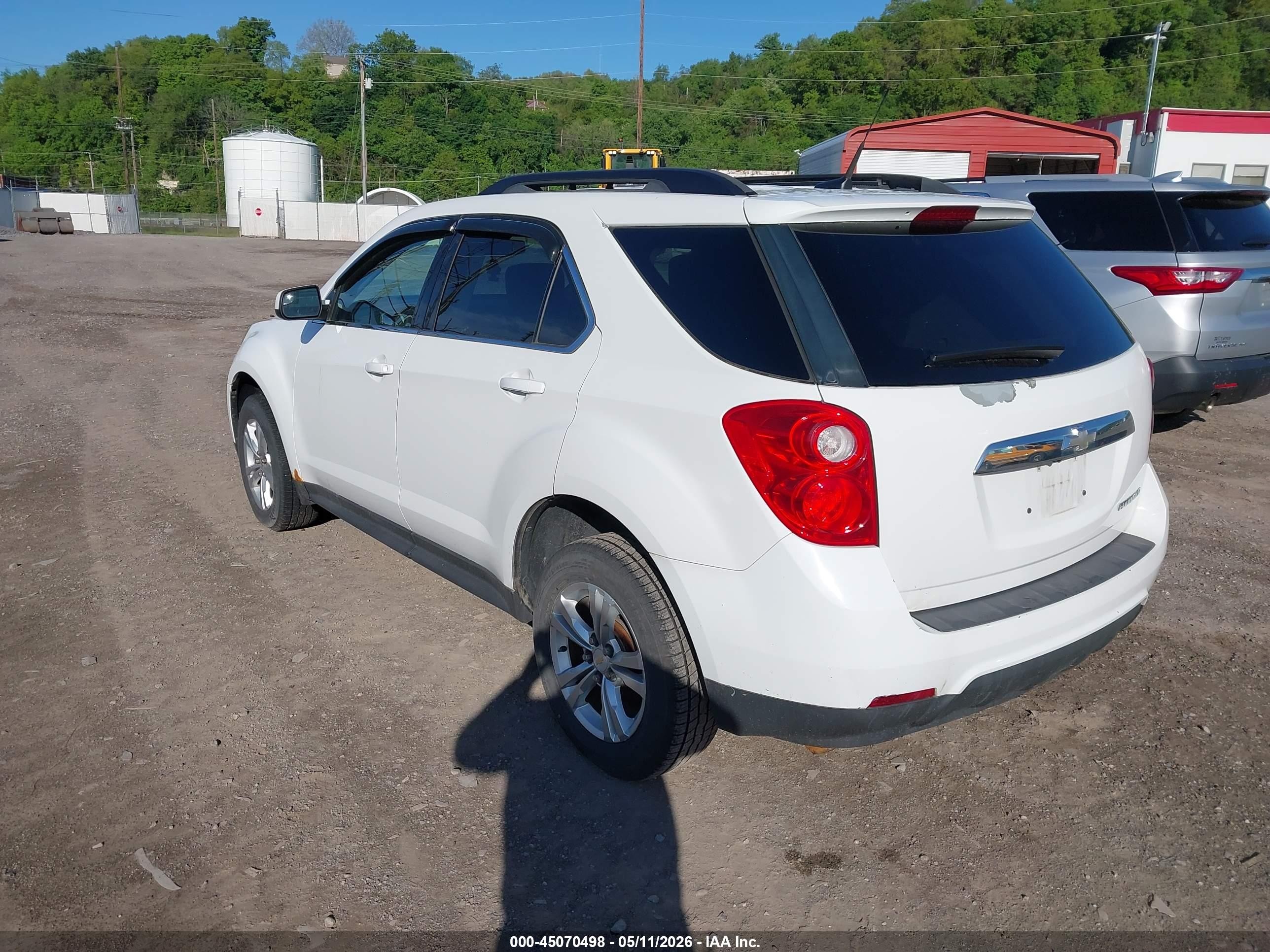 2012 Chevrolet Equinox 1lt White vin: 2GNALDEK1C6354934