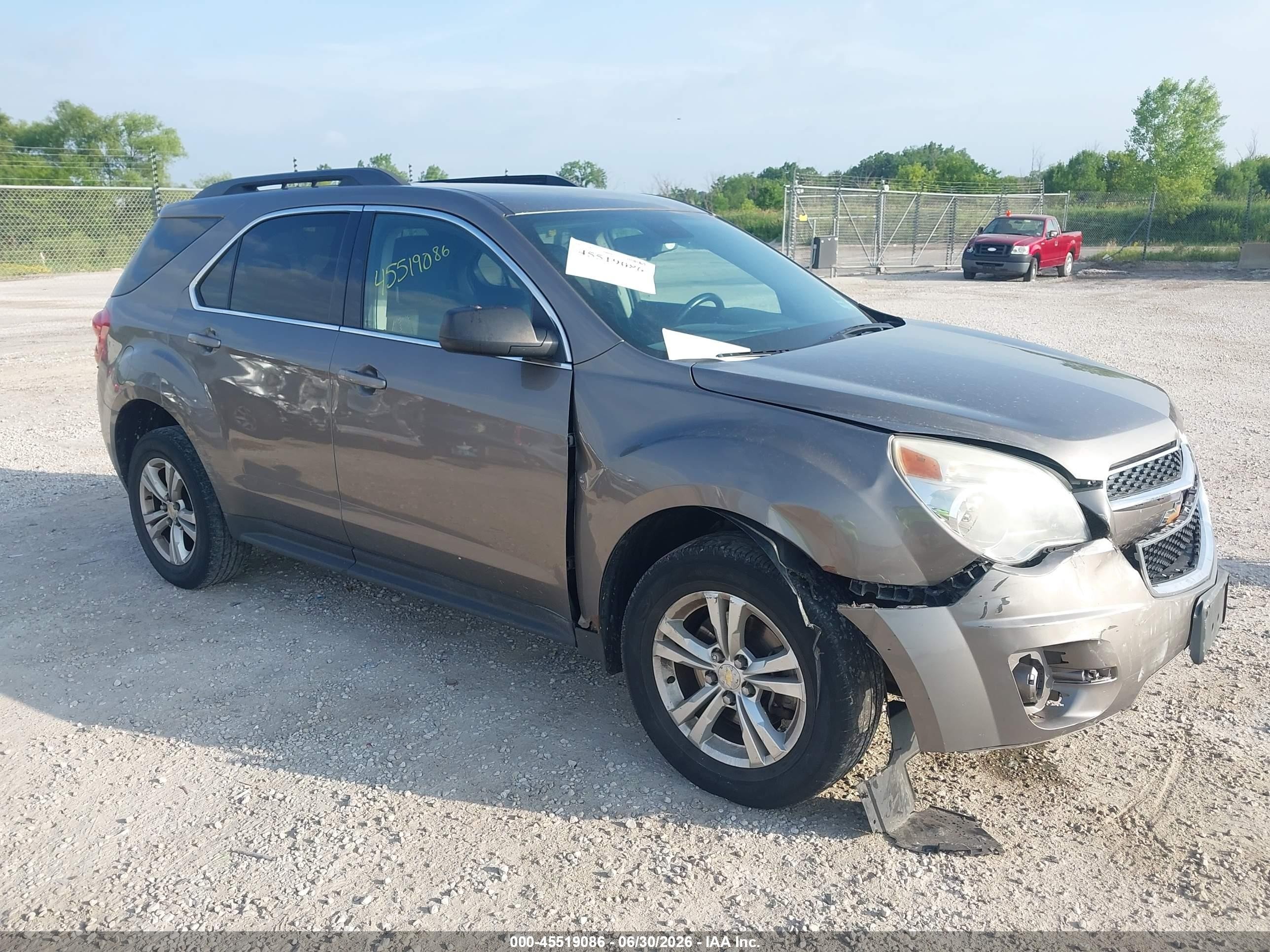 2012 Chevrolet Equinox Lt W/1lt Gray vin: 2GNALDEK1C6355937