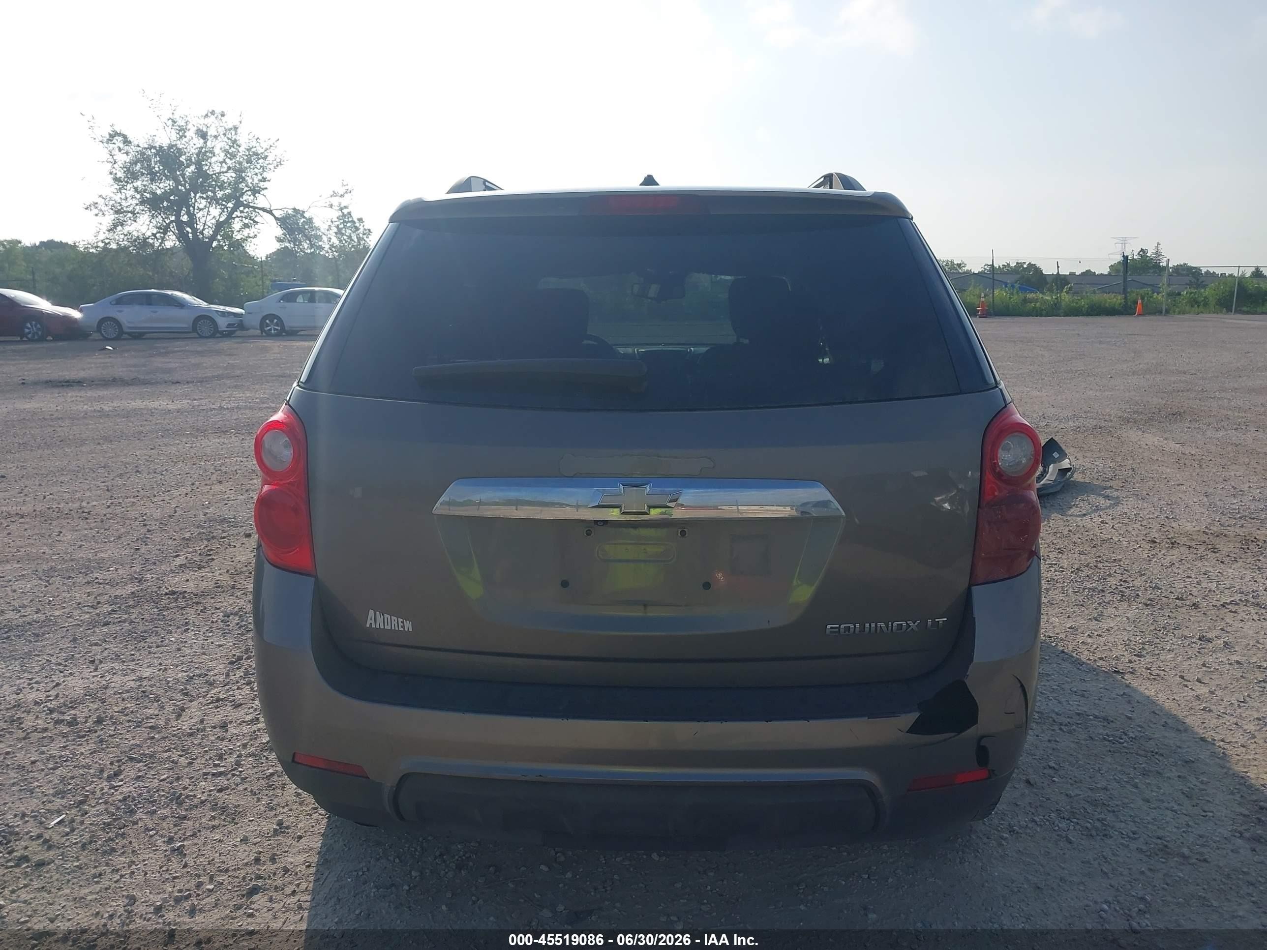 2012 Chevrolet Equinox Lt W/1lt Gray vin: 2GNALDEK1C6355937