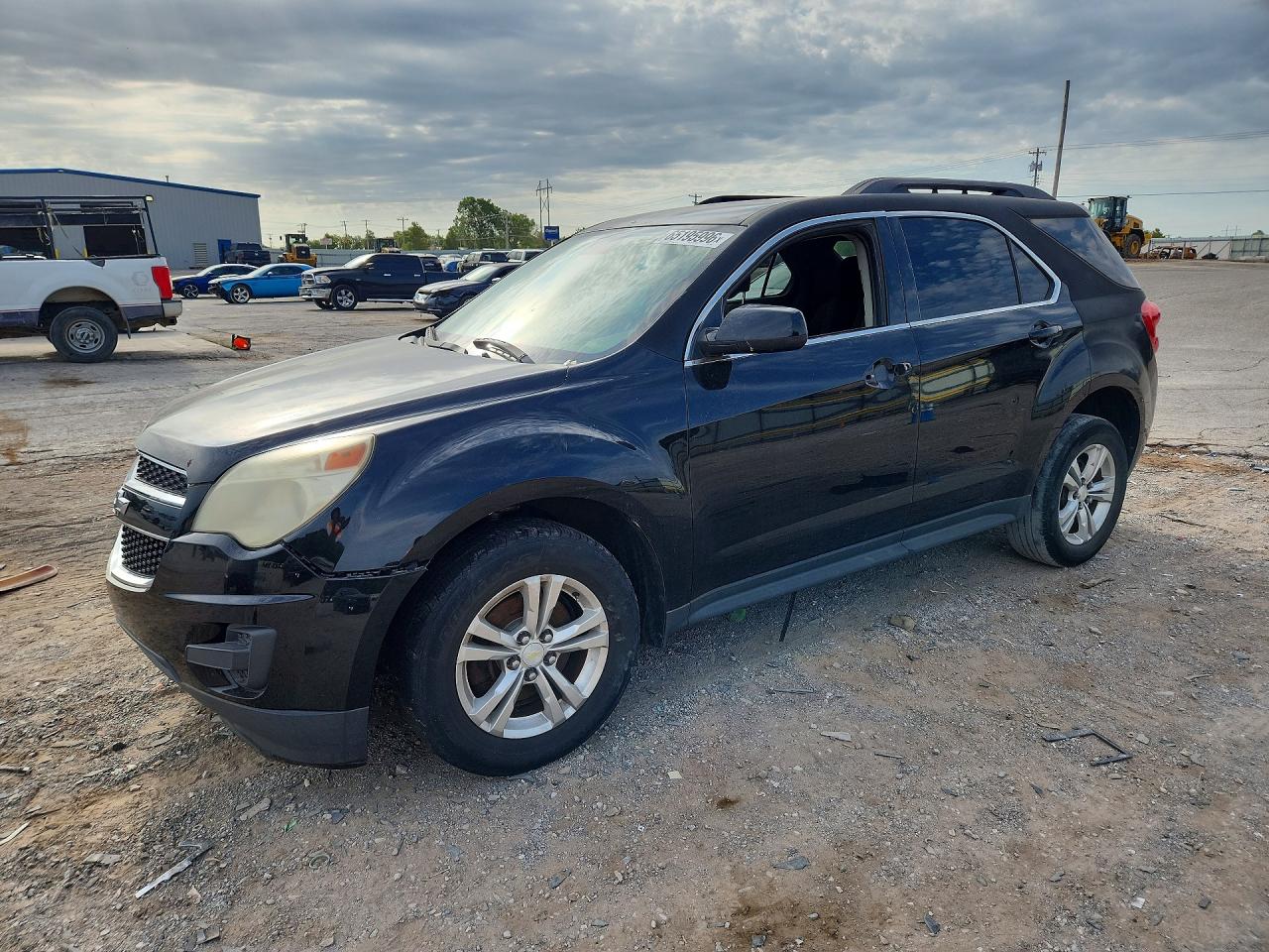 2013 Chevrolet Equinox Lt Black vin: 2GNALDEK1D6130497