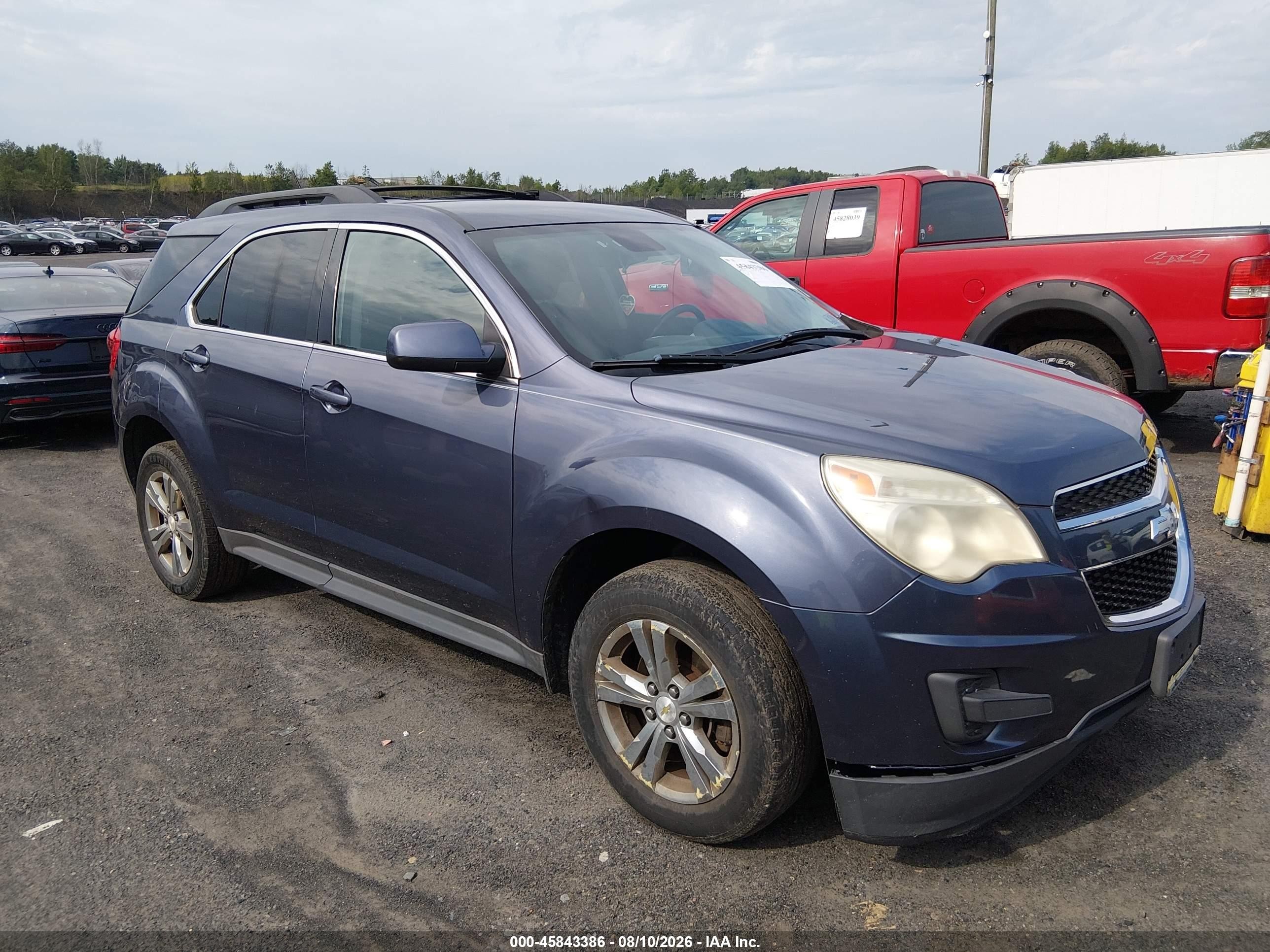 2013 Chevrolet Equinox Lt Blue vin: 2GNALDEK1D6173138