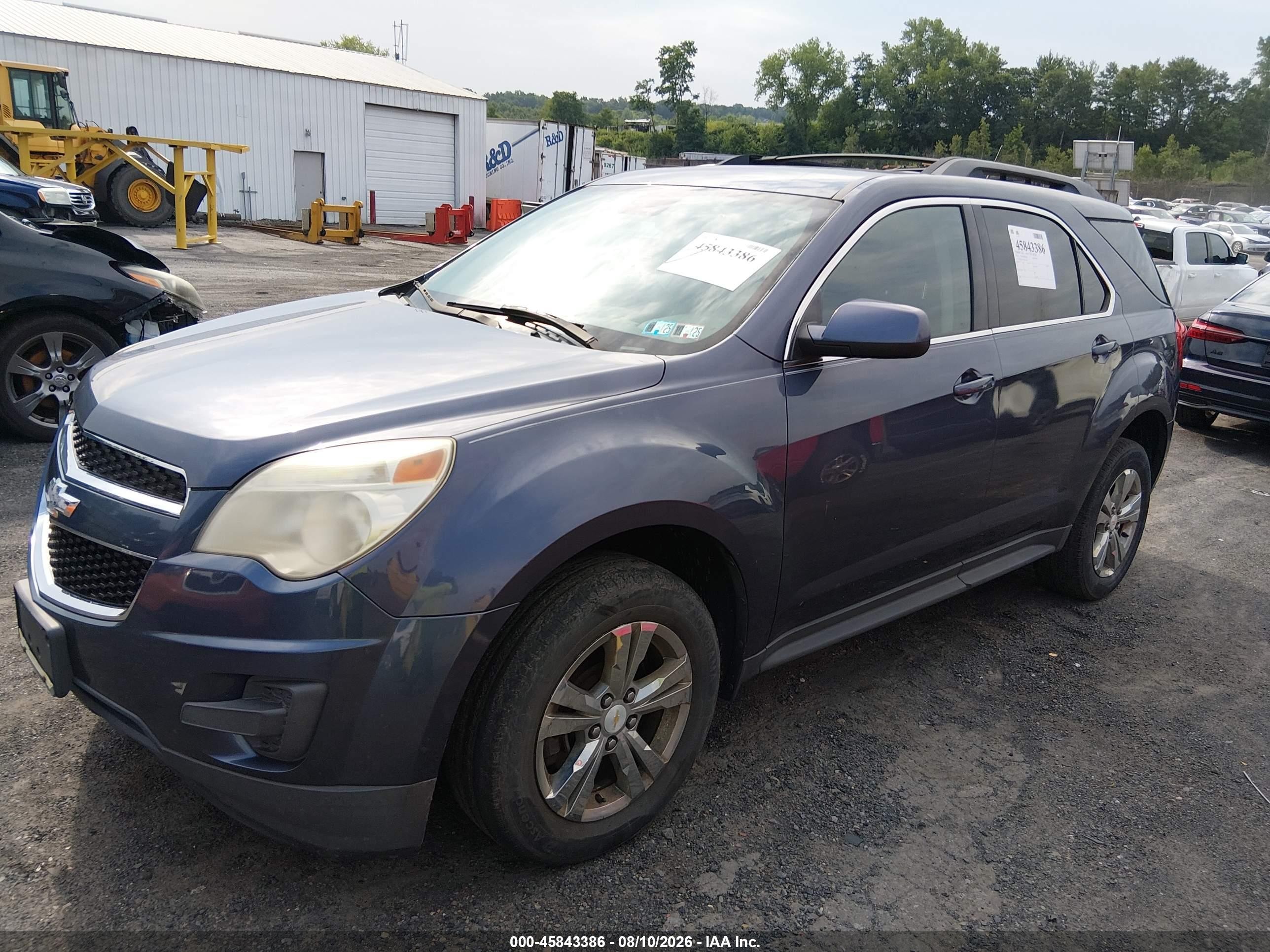 2013 Chevrolet Equinox Lt Blue vin: 2GNALDEK1D6173138