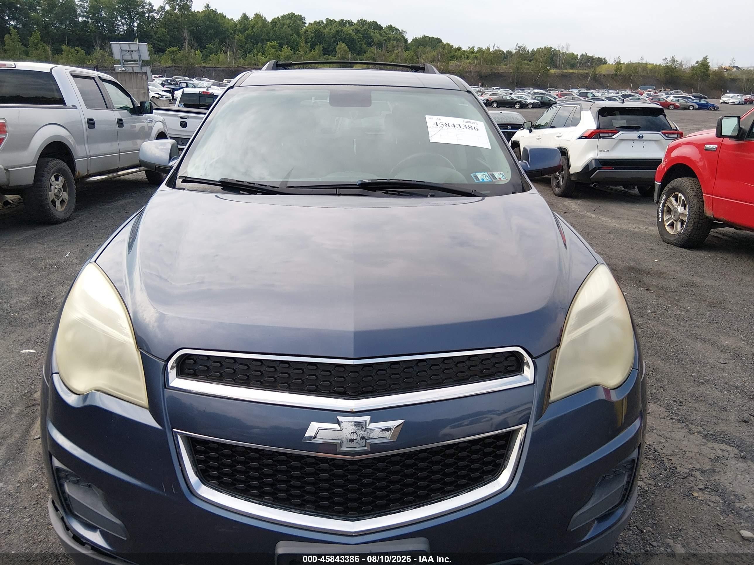 2013 Chevrolet Equinox Lt Blue vin: 2GNALDEK1D6173138