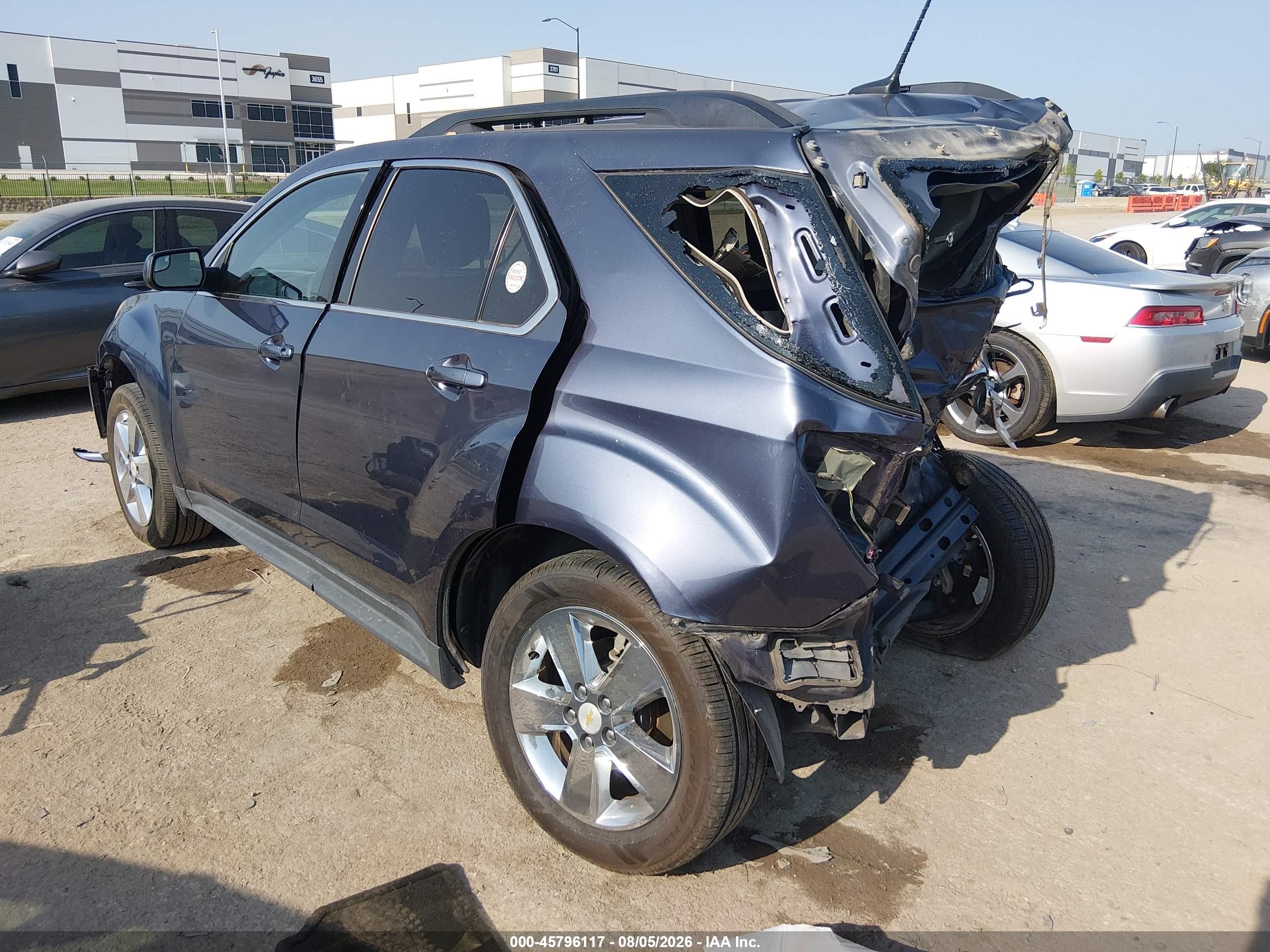 2013 Chevrolet Equinox Lt Blue vin: 2GNALDEK1D6180218