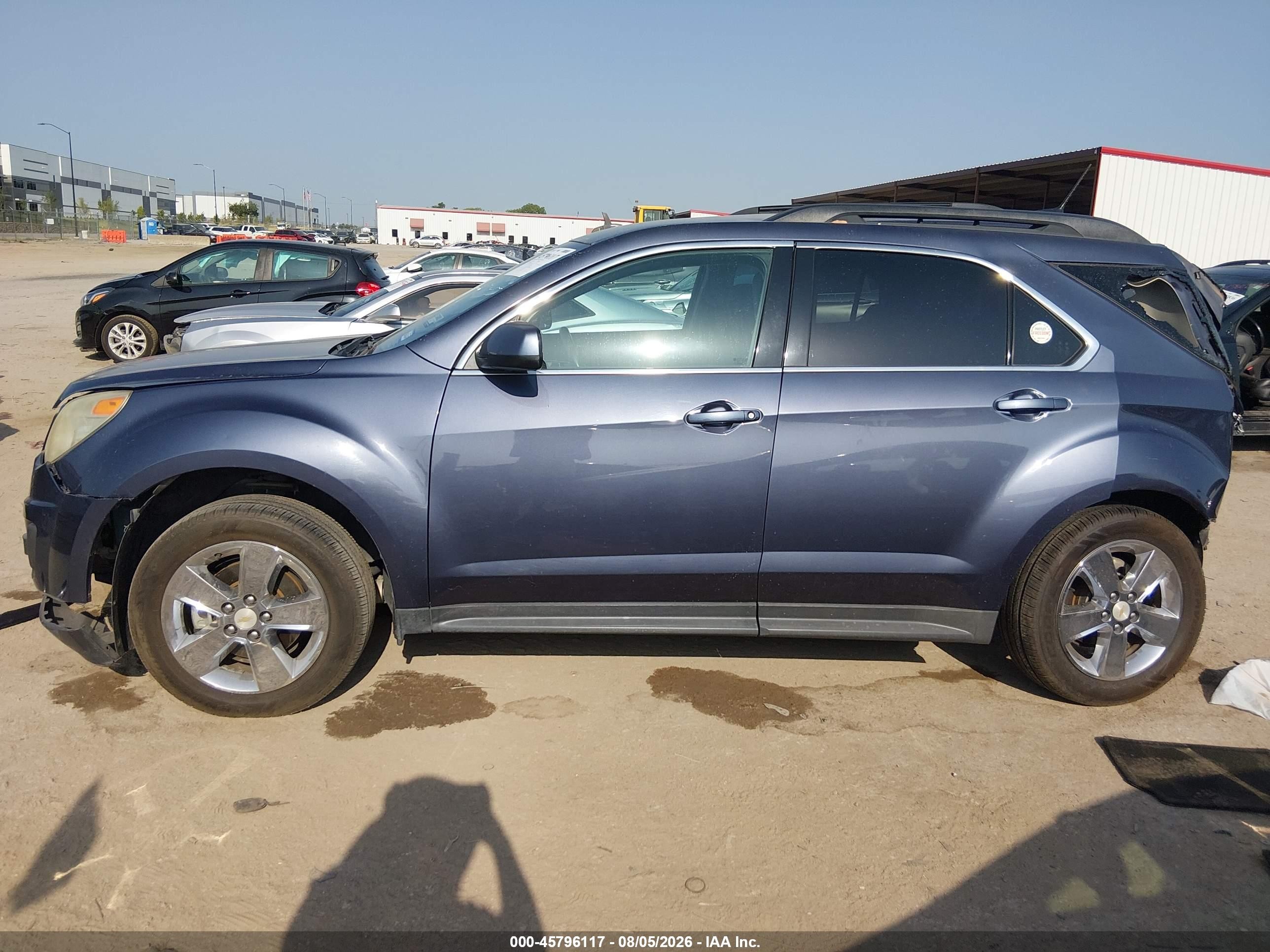 2013 Chevrolet Equinox Lt Blue vin: 2GNALDEK1D6180218