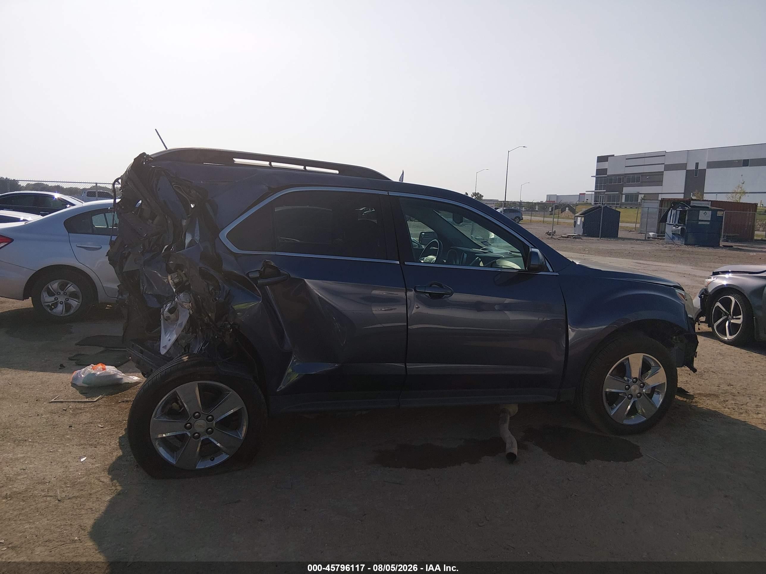 2013 Chevrolet Equinox Lt Blue vin: 2GNALDEK1D6180218