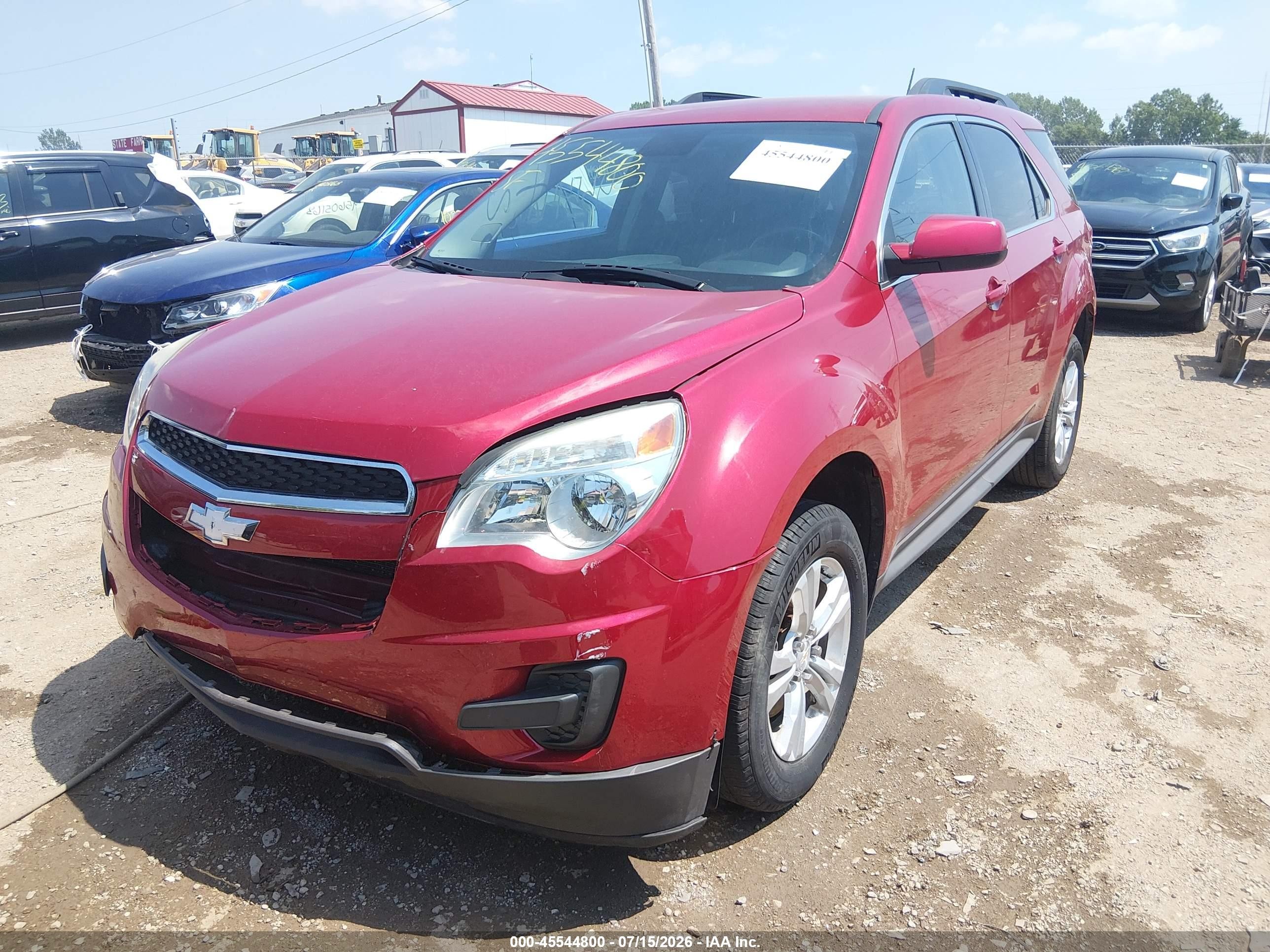 2013 Chevrolet Equinox 1lt Red vin: 2GNALDEK1D6321031