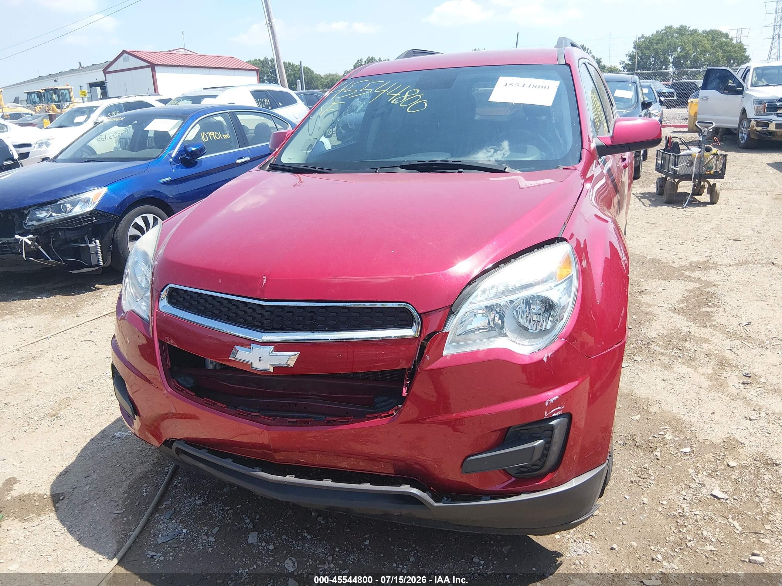 2013 Chevrolet Equinox 1lt Red vin: 2GNALDEK1D6321031