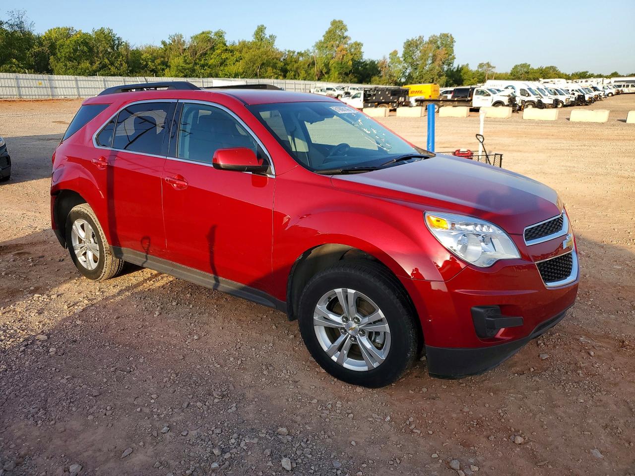 2013 Chevrolet Equinox Lt Red vin: 2GNALDEK1D6329629