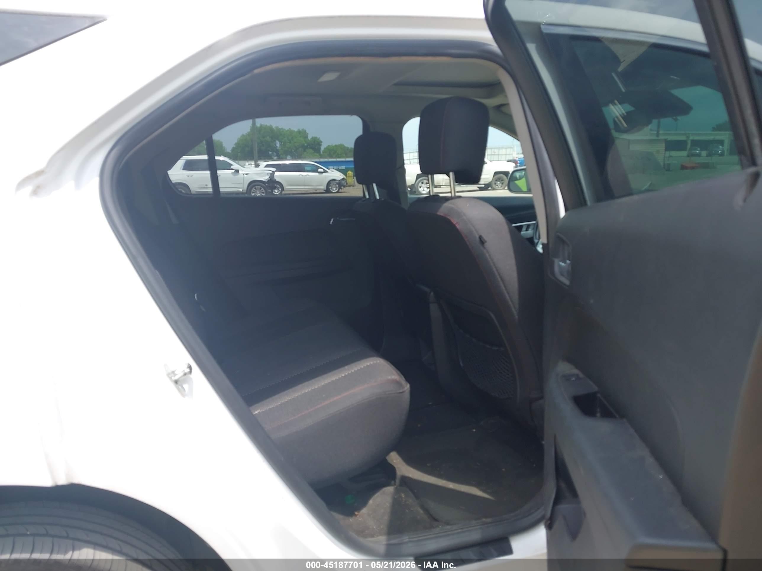 2013 Chevrolet Equinox 1lt White vin: 2GNALDEK1D6413093