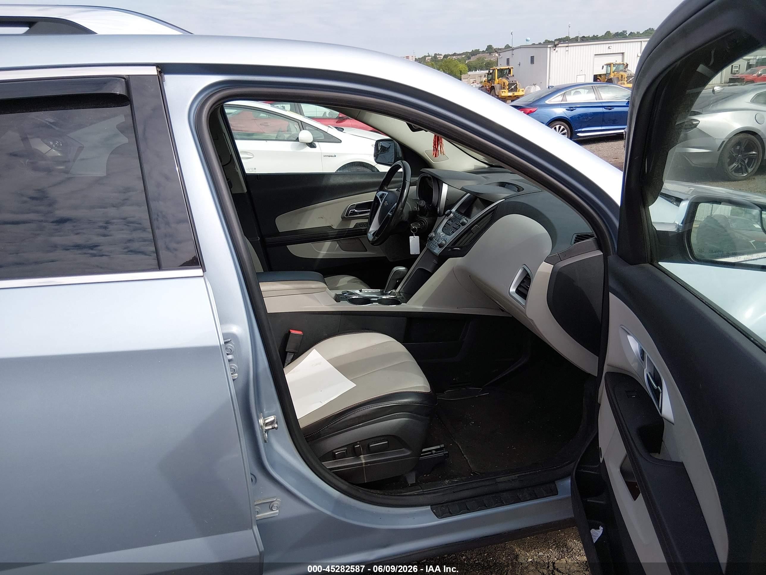 2014 Chevrolet Equinox Ltz Light Blue vin: 2GNALDEK1E6287299