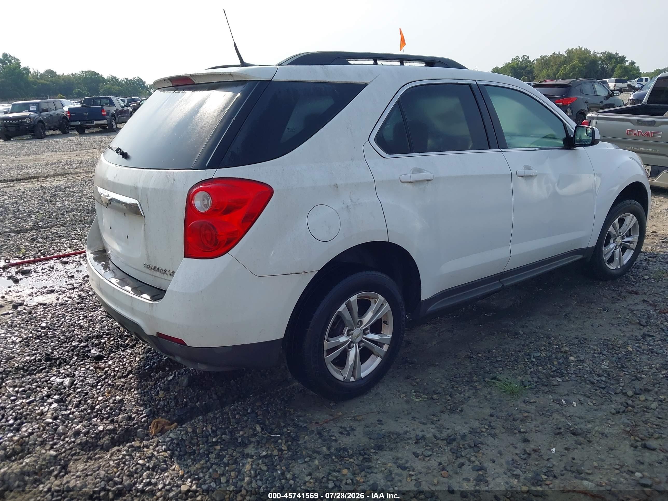 2012 Chevrolet Equinox 1lt White vin: 2GNALDEK2C1274992