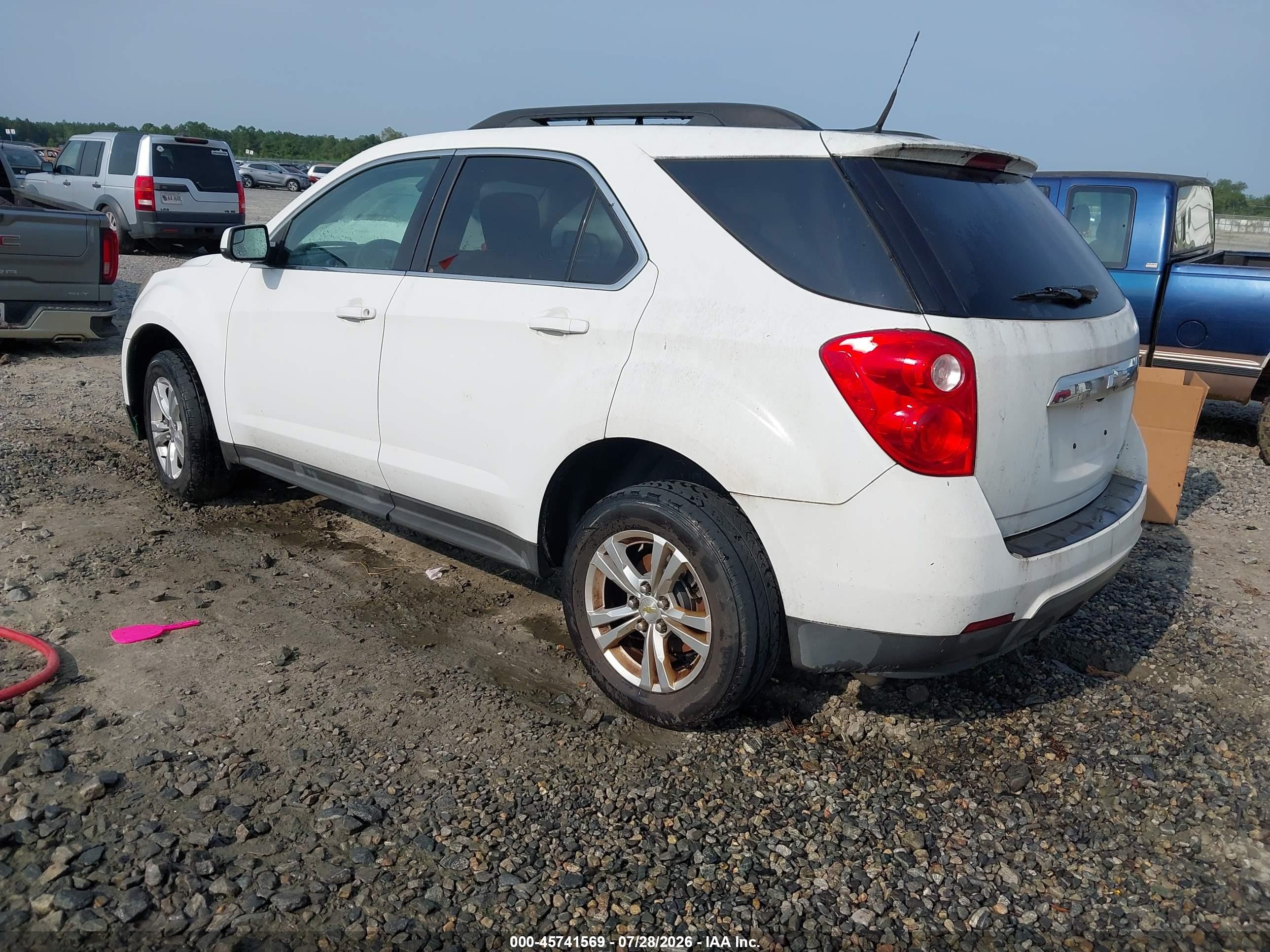 2012 Chevrolet Equinox 1lt White vin: 2GNALDEK2C1274992