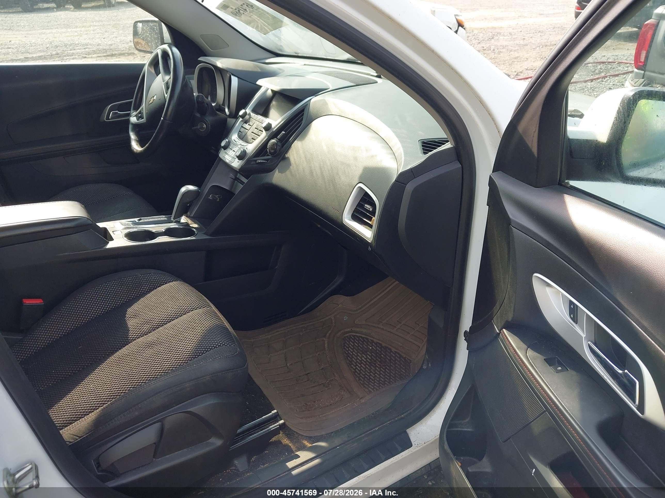 2012 Chevrolet Equinox 1lt White vin: 2GNALDEK2C1274992
