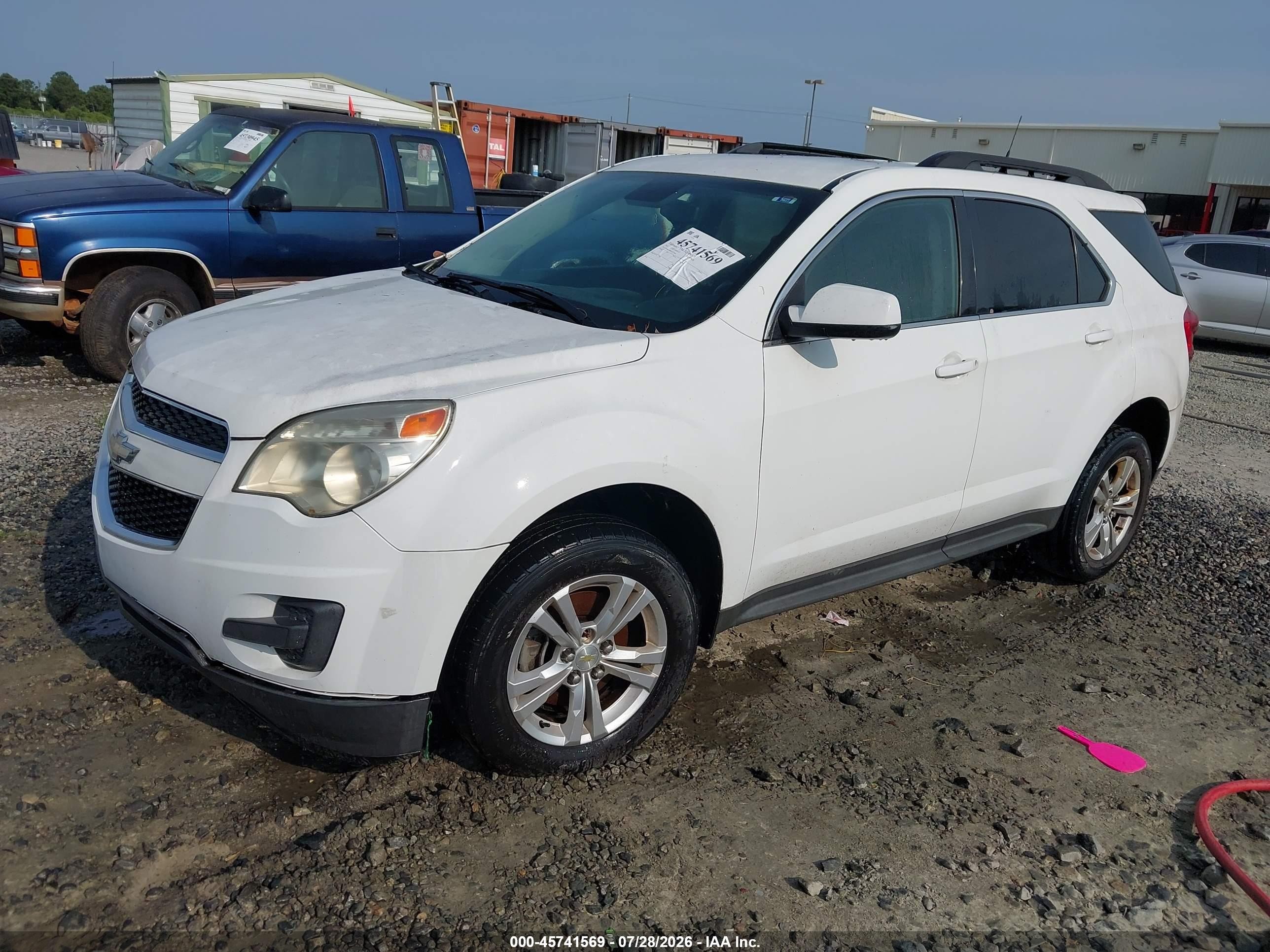 2012 Chevrolet Equinox 1lt White vin: 2GNALDEK2C1274992
