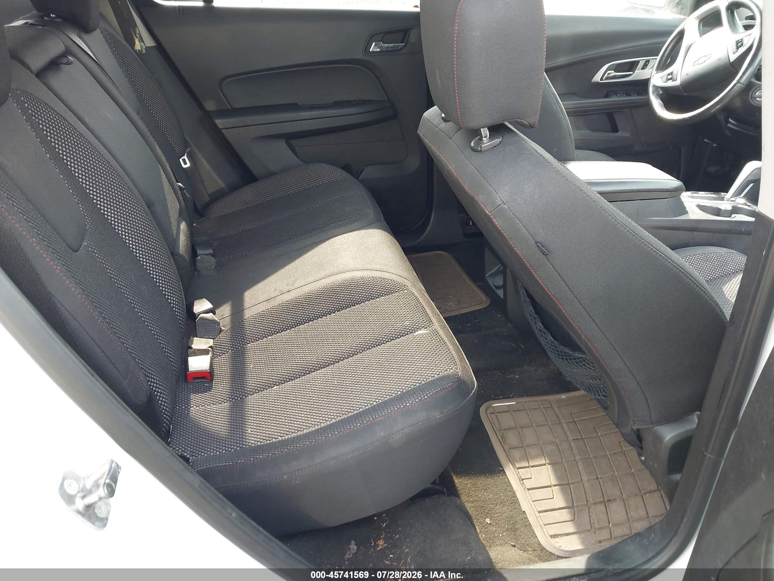 2012 Chevrolet Equinox 1lt White vin: 2GNALDEK2C1274992