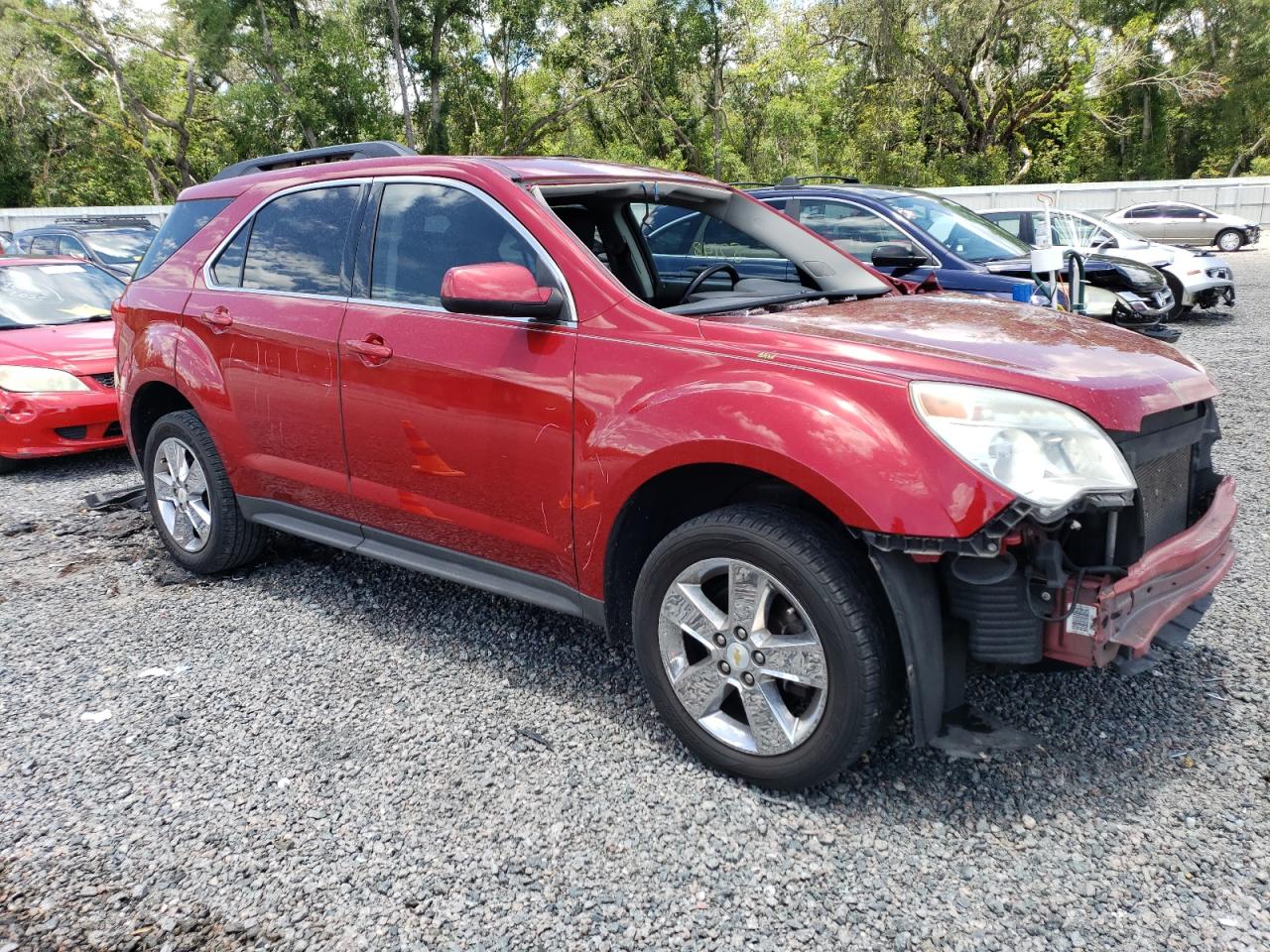 2012 Chevrolet Equinox Lt Красный vin: 2GNALDEK2C1333653