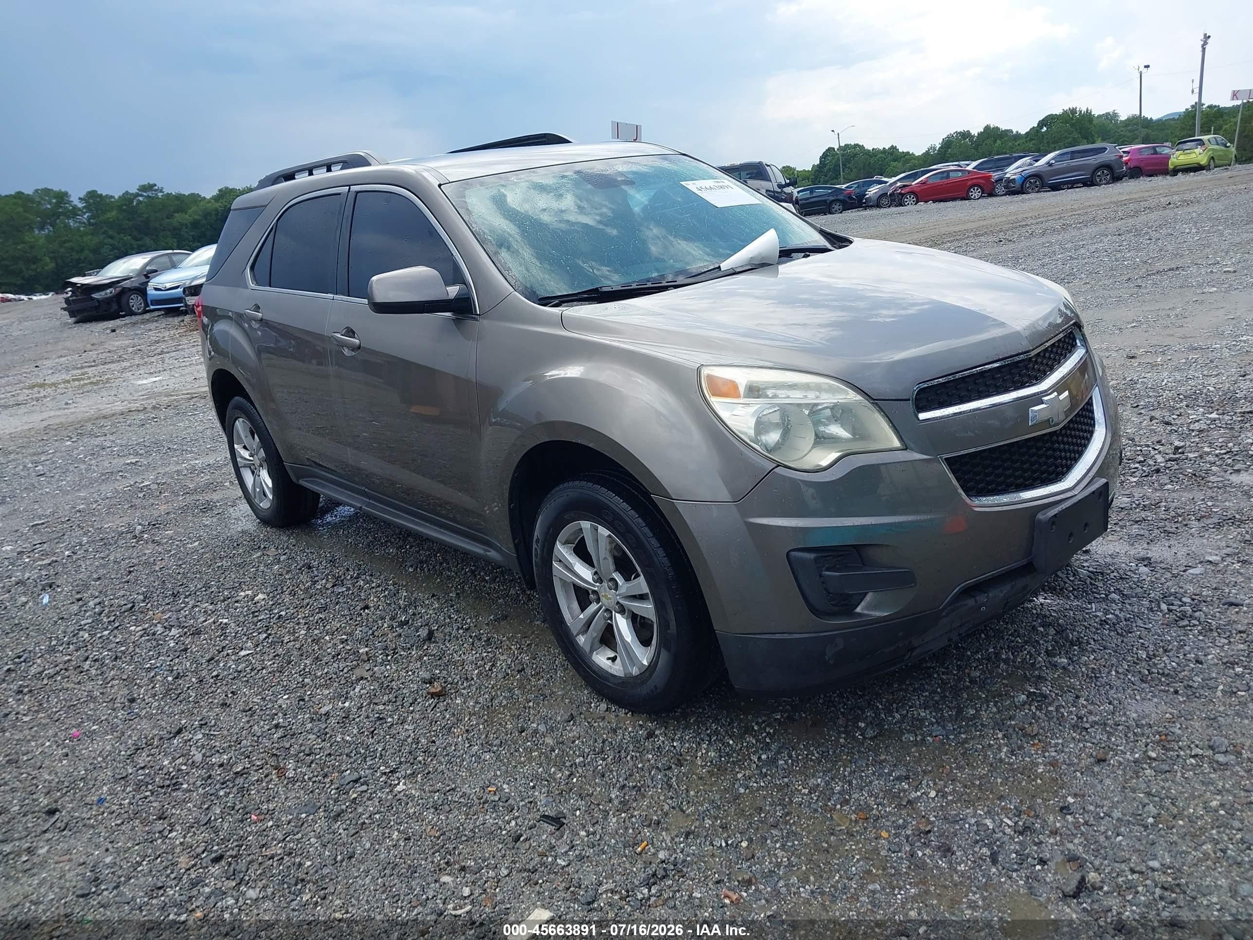 2012 Chevrolet Equinox Lt W/1lt Gray vin: 2GNALDEK2C6111388