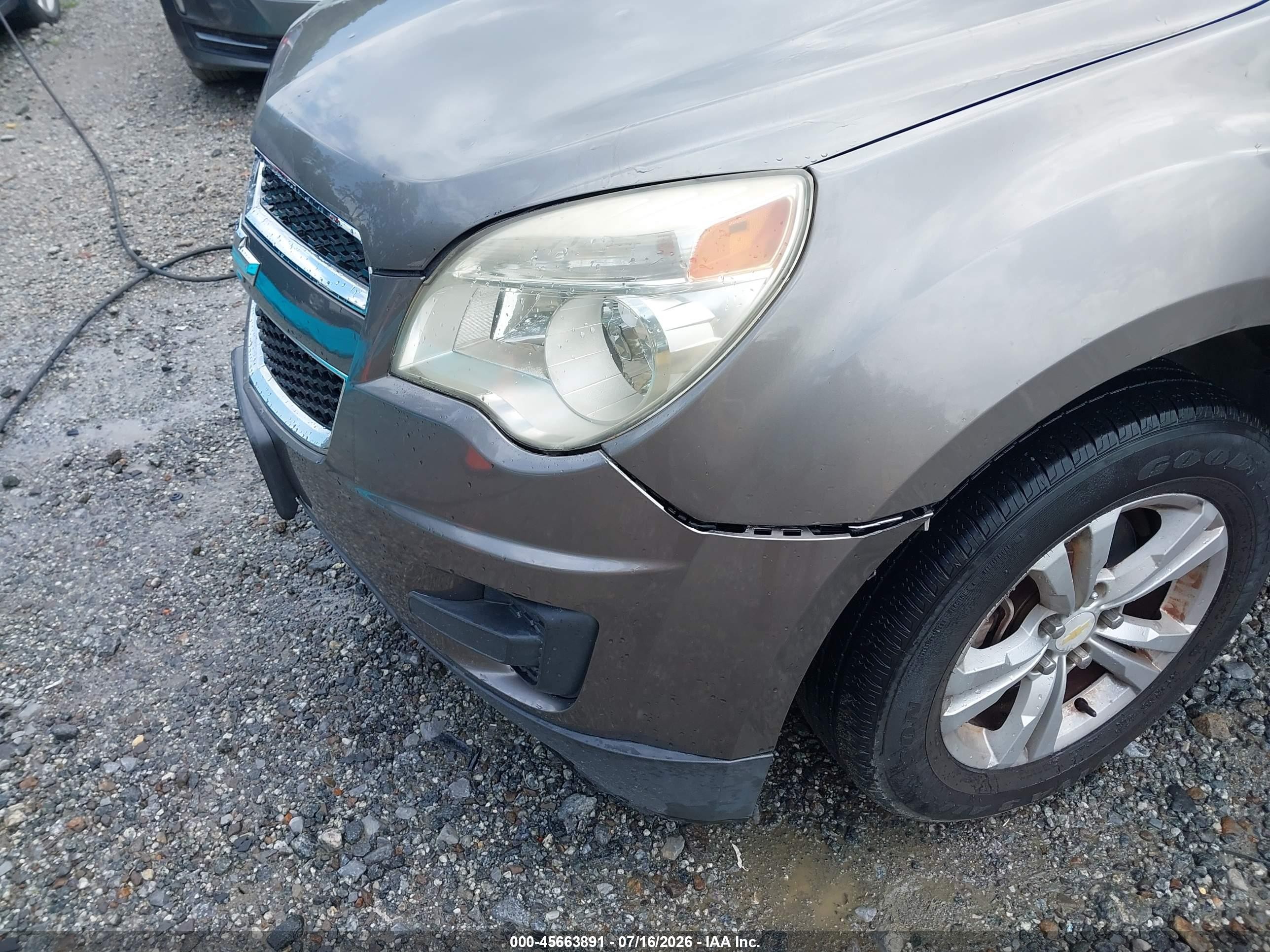 2012 Chevrolet Equinox Lt W/1lt Серый vin: 2GNALDEK2C6111388