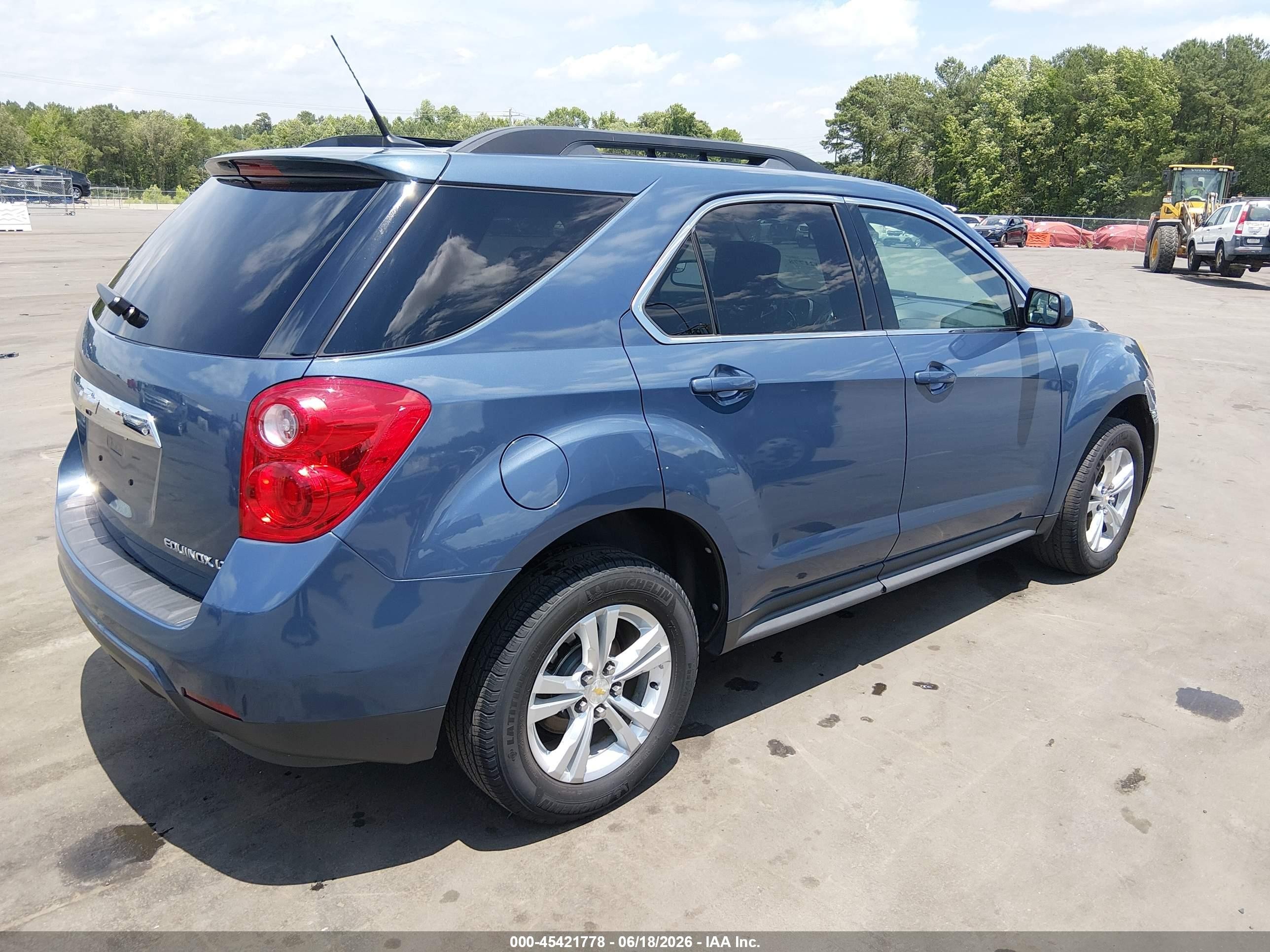 2012 Chevrolet Equinox 1lt Blue vin: 2GNALDEK2C6119135