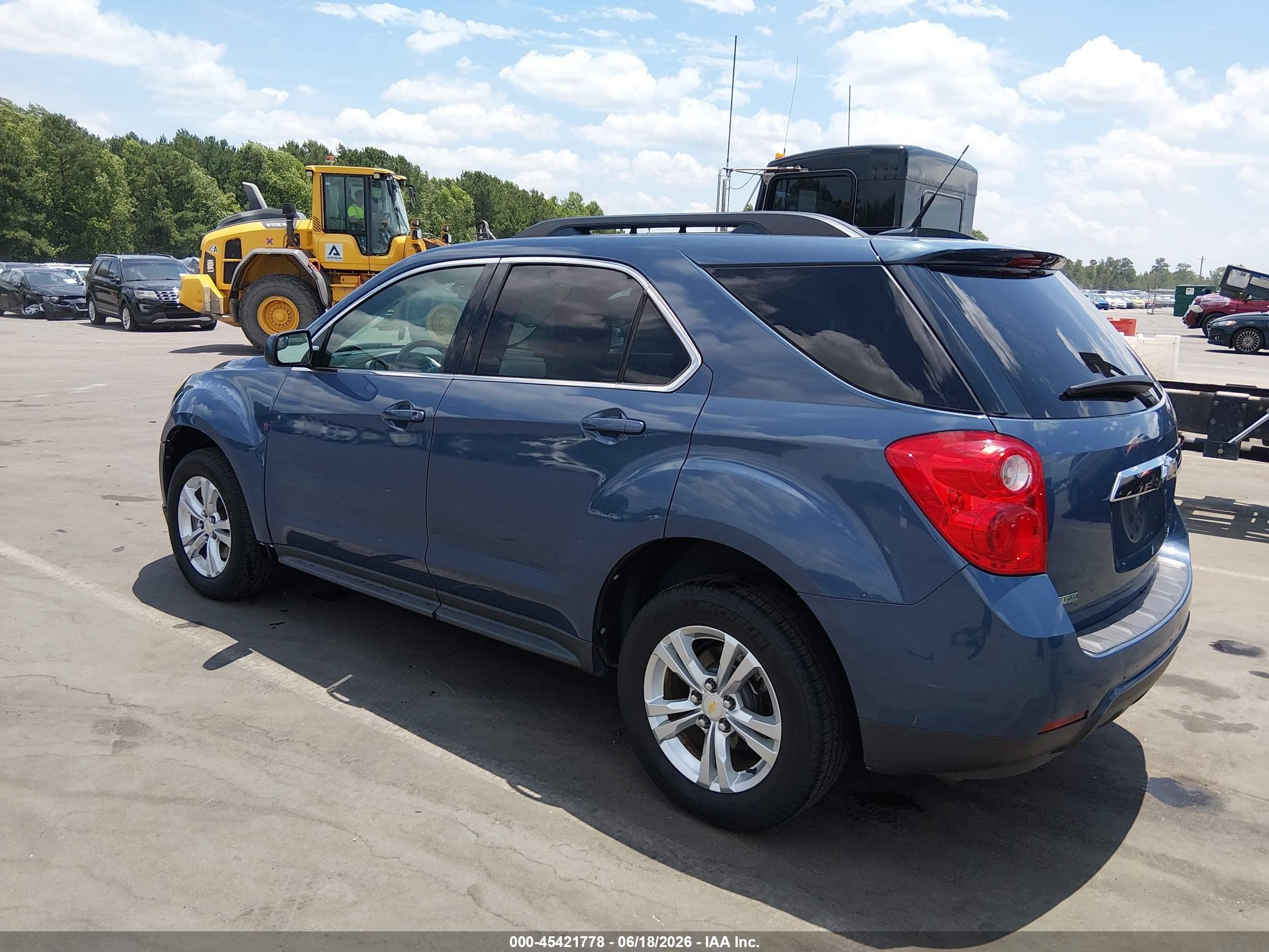 2012 Chevrolet Equinox 1lt Blue vin: 2GNALDEK2C6119135